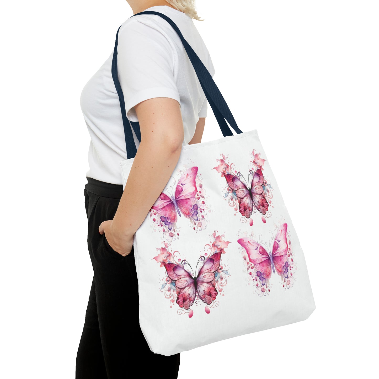 Pink Butterfly - Tote Bag (AOP)
