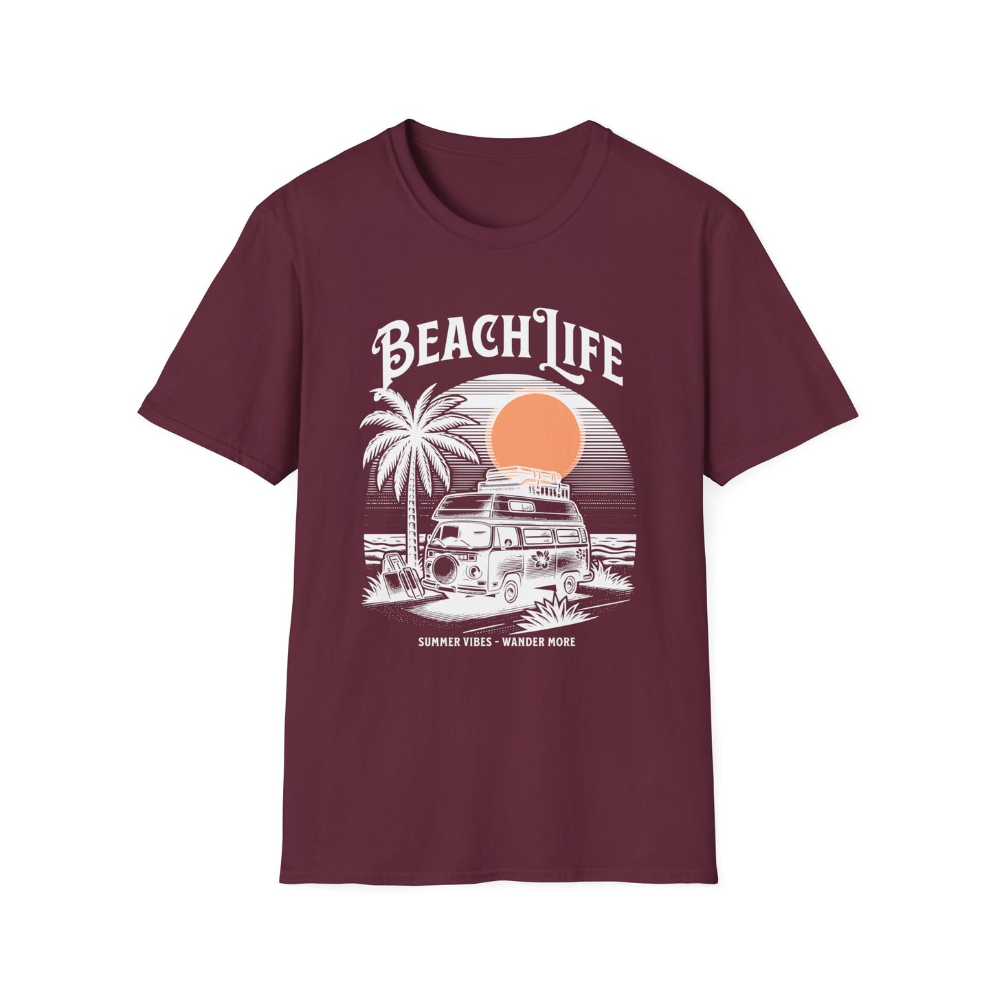 Beach Life T-shirt - Unisex Softstyle T-Shirt