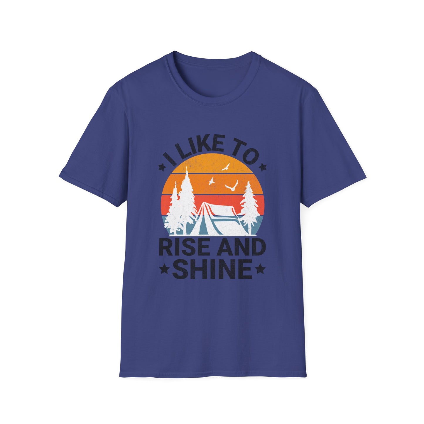 Rise And Shine Graphic Tee, Morning Person Shirt, Positive Vibes T-Shirt, Inspirational Quote Top, Motivational Clothing, Coffee Lover Gift