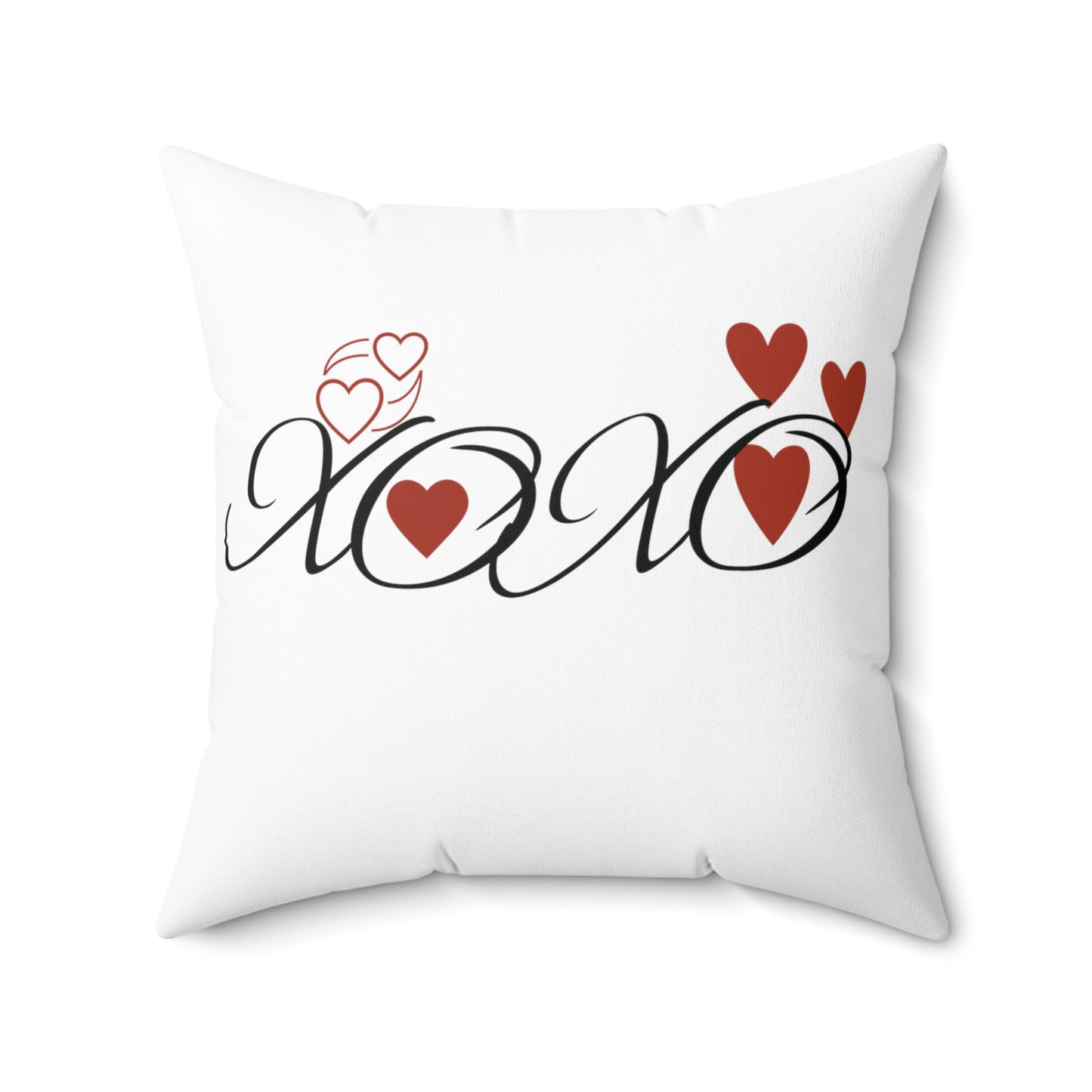 Valentine: XOXO - Spun Polyester Square Pillow