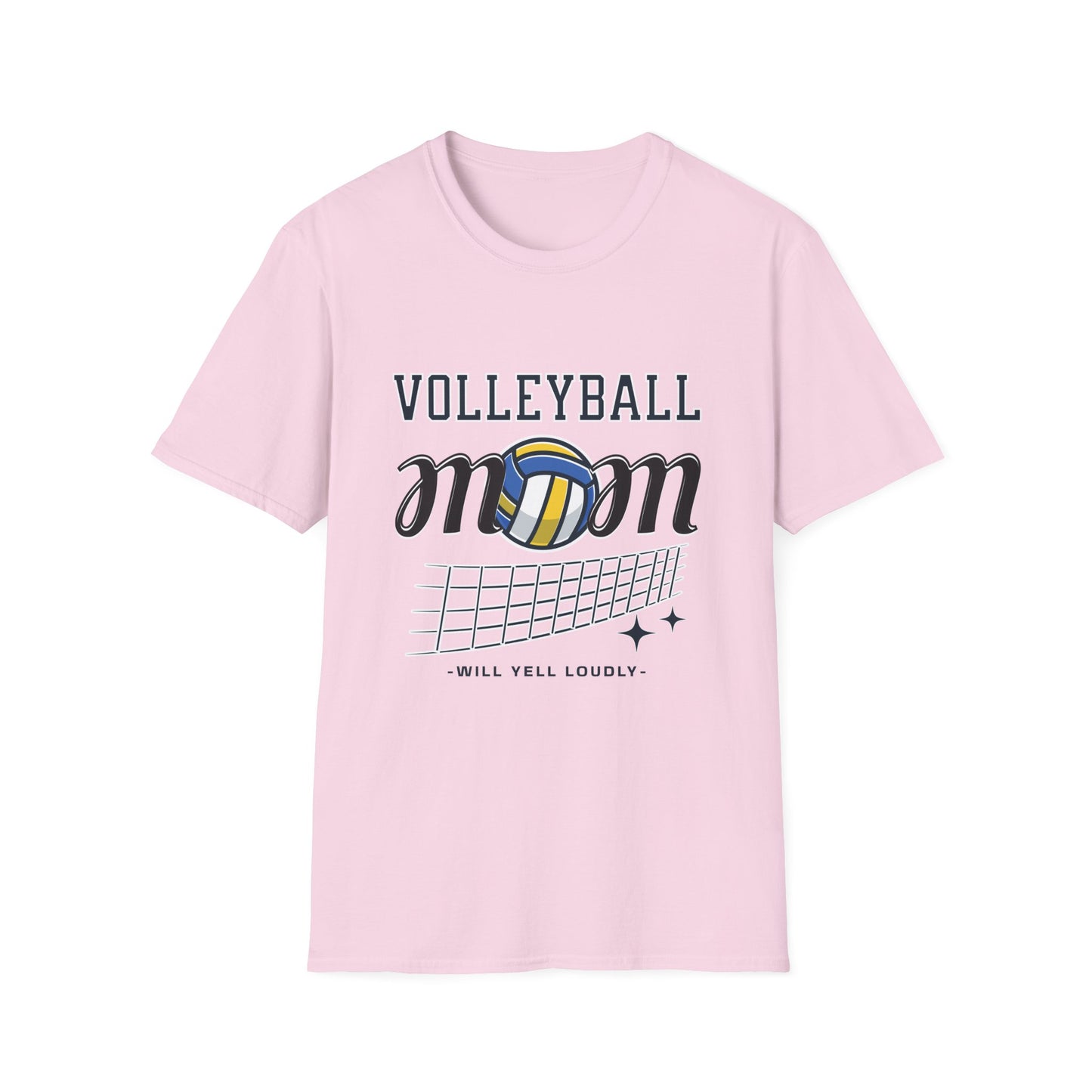 Volleyball Mom T-Shirt | Soft Unisex Tee for Sports Moms | Great for Gifts, Teamwear, Casual Outings, and Holidays