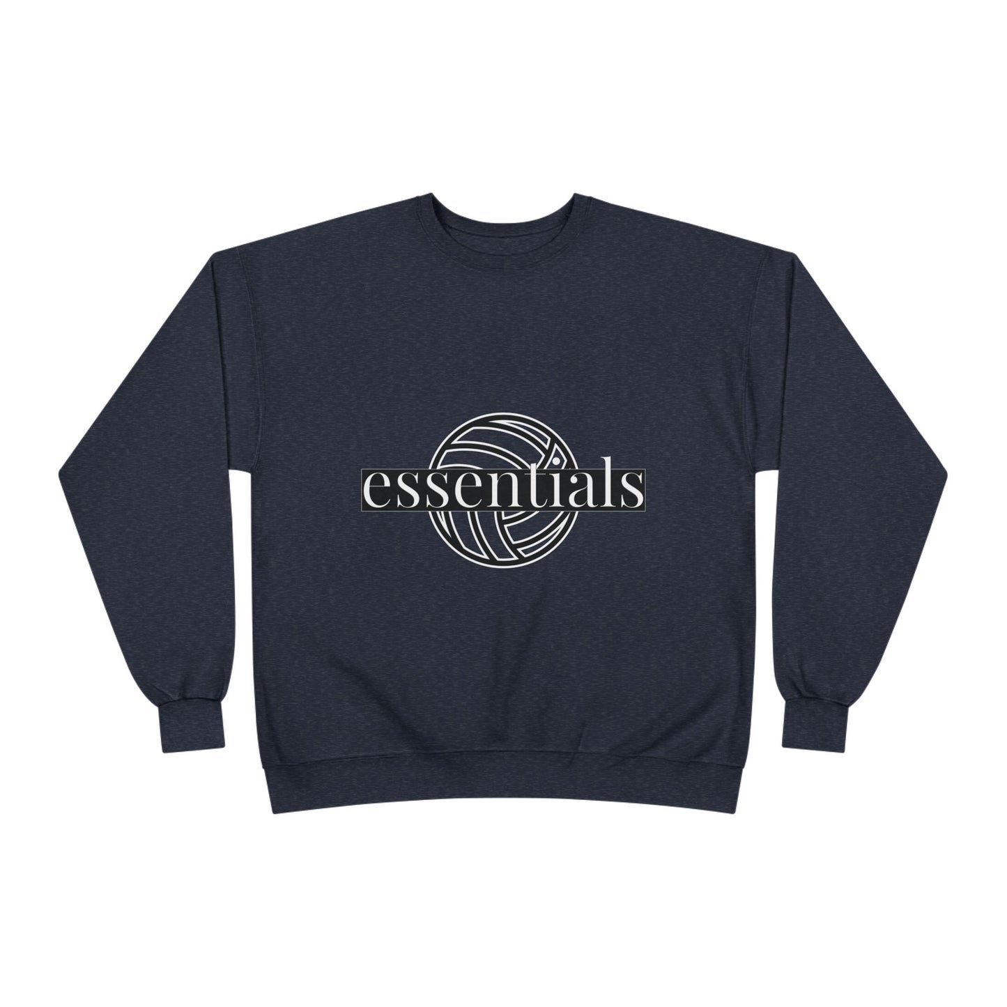 Unisex Eco-Friendly Volleyball Sweatshirt, Casual Sportswear for Athletes, Great for Gifts, Team Spiritwear, Eco-Conscious Fashion