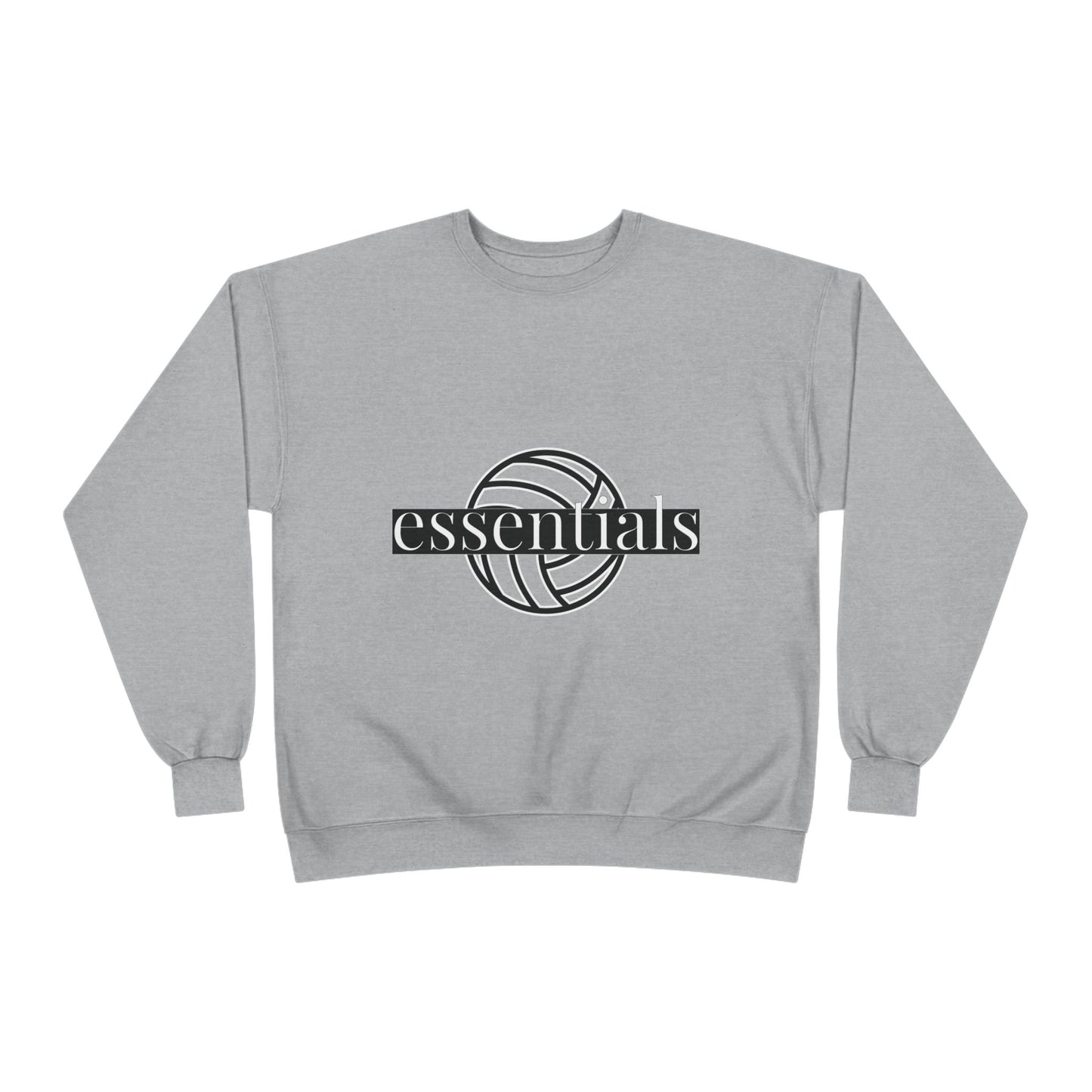 Unisex Eco-Friendly Volleyball Sweatshirt, Casual Sportswear for Athletes, Great for Gifts, Team Spiritwear, Eco-Conscious Fashion