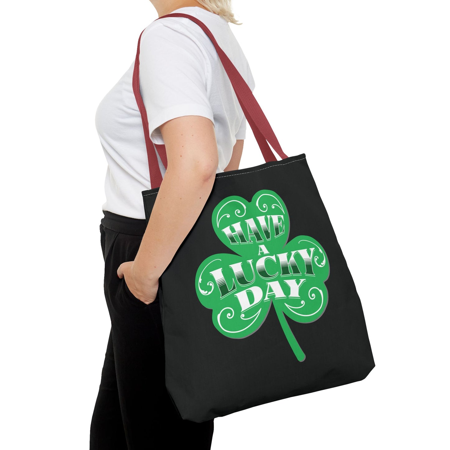 St. Patrick's Day Tote Bag | Lucky Clover Design, Reusable Shopping Bag, Eco-Friendly Gift, Holiday Accessory
