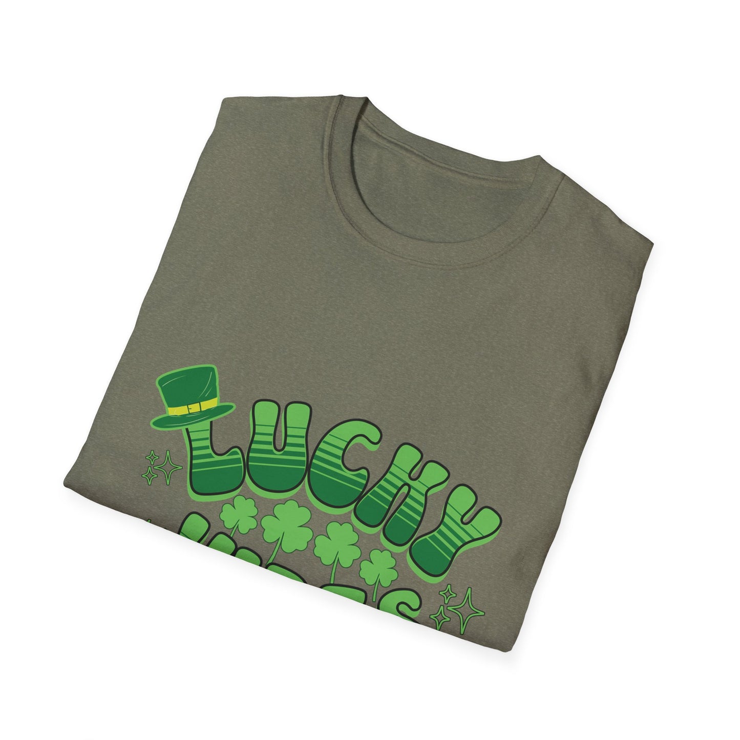 Lucky Vibes Unisex Softstyle T-Shirt - Perfect for St. Patrick's Day Celebrations