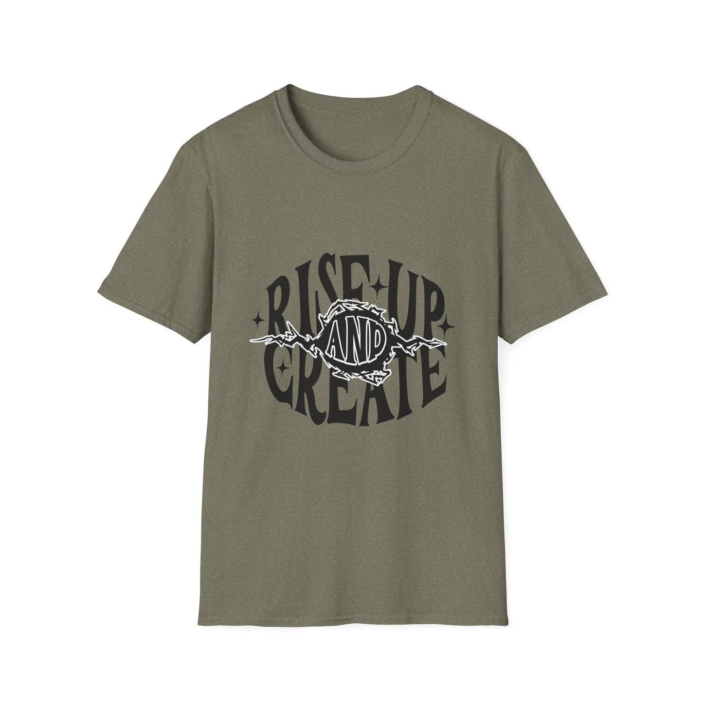 Rise Up And Create T-Shirt, Inspirational Tee, Motivational Shirt, Unisex Graphic Top, Artist Gift, Creative Apparel
