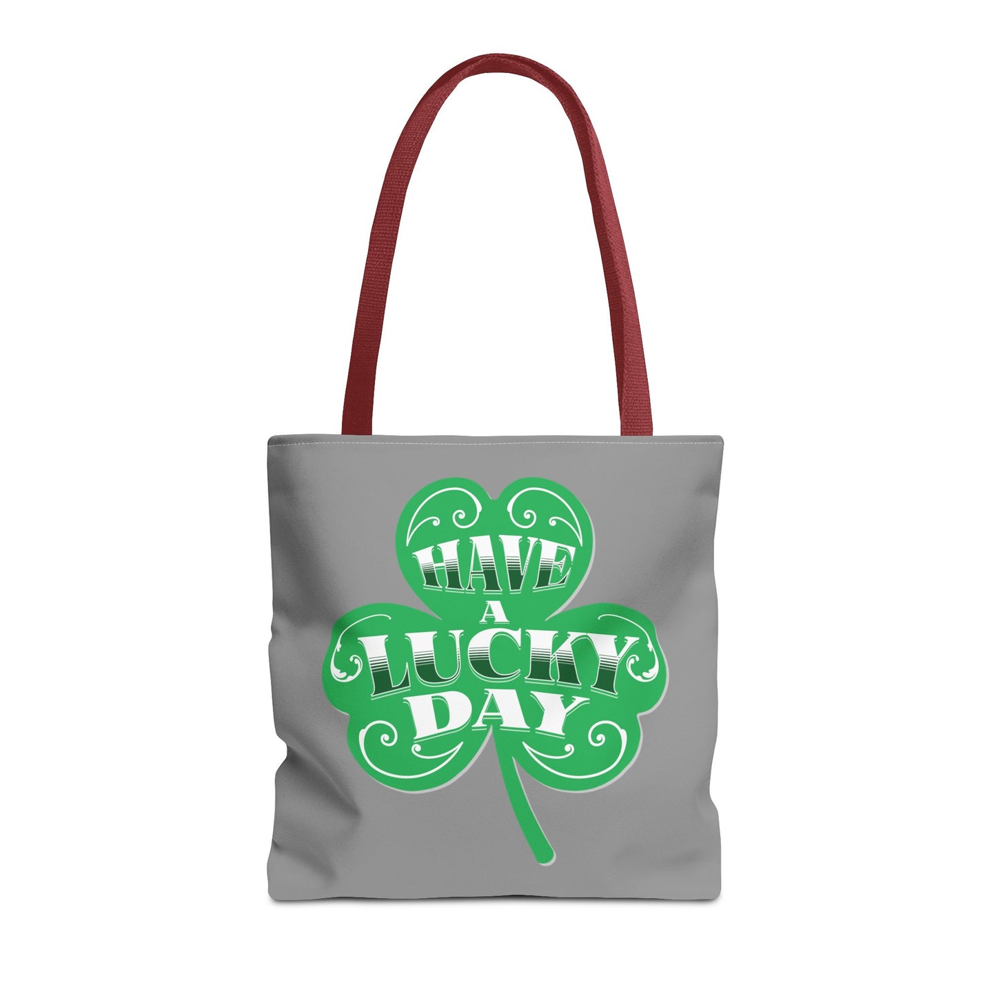 Lucky Day Tote Bag - St. Patrick's Day Gift, Eco-Friendly Shopper, Fun Everyday Use, Green Clover Design, Lucky Charm