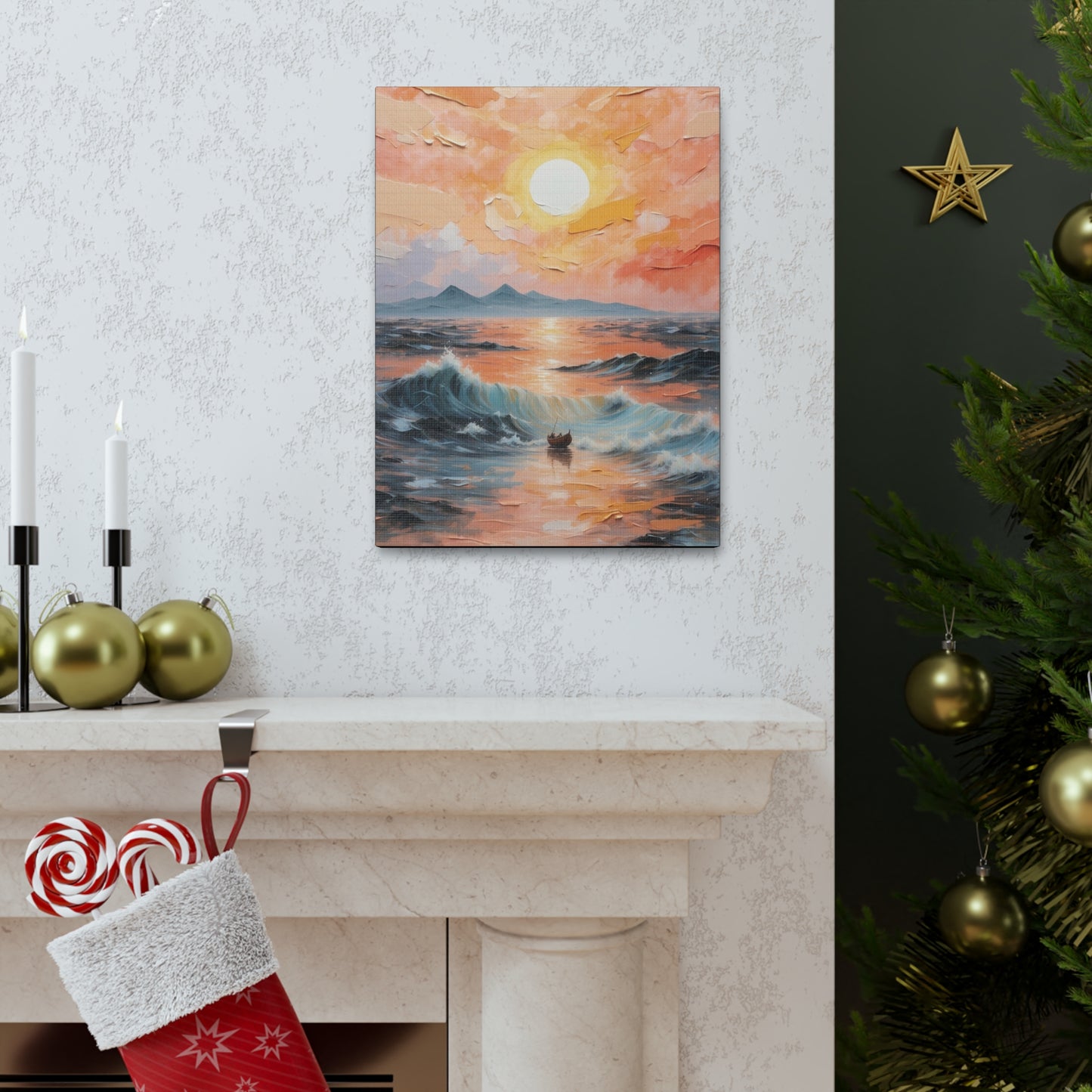 The Lost Boat: Canvas Gallery Wraps