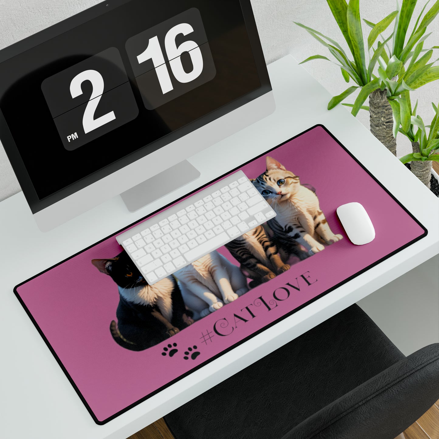 Desk Mats: #CatLove