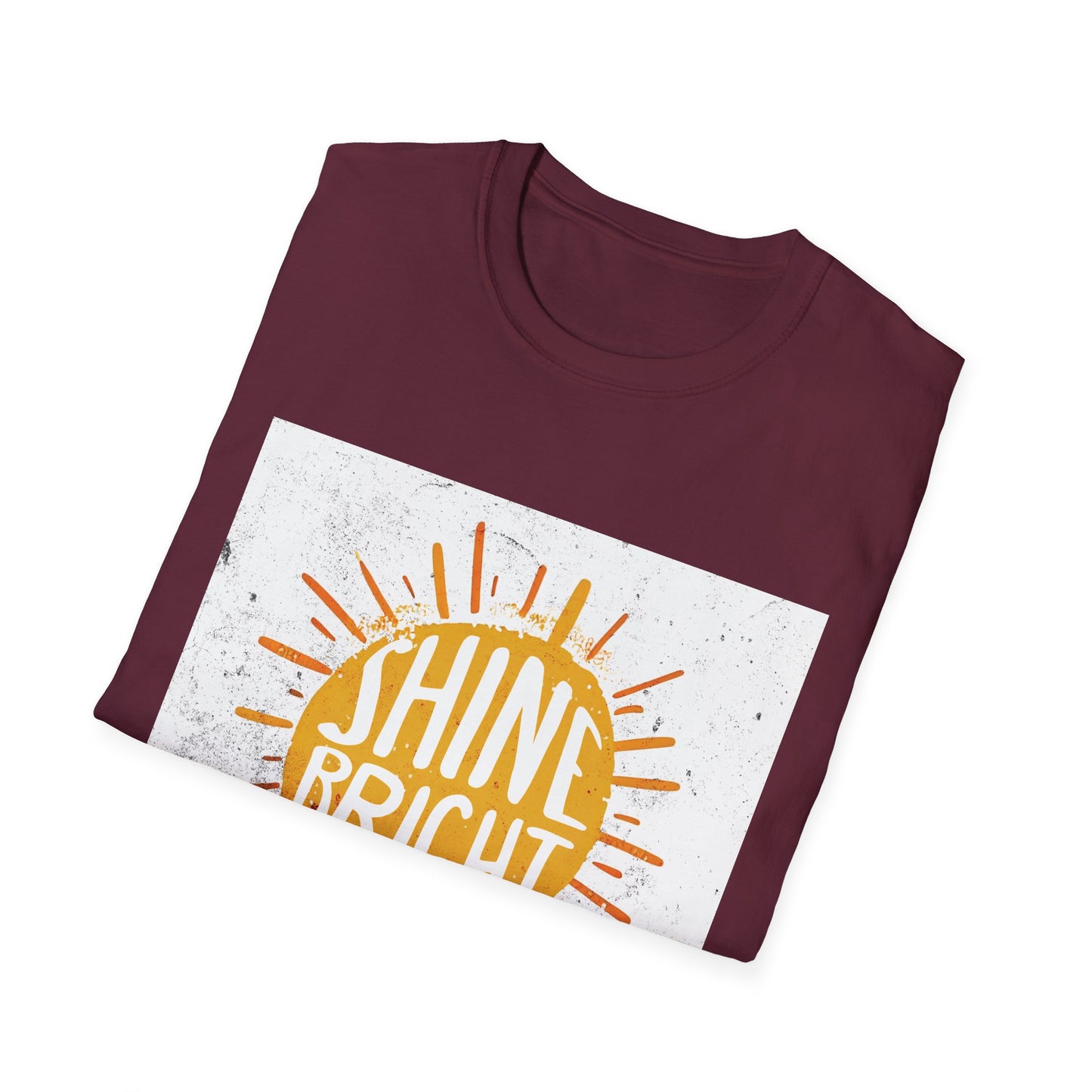Shine Bright T-Shirt - Inspirational Tee, Positive Vibes Shirt, Motivational Clothing, Graphic Tee, Crewneck Top