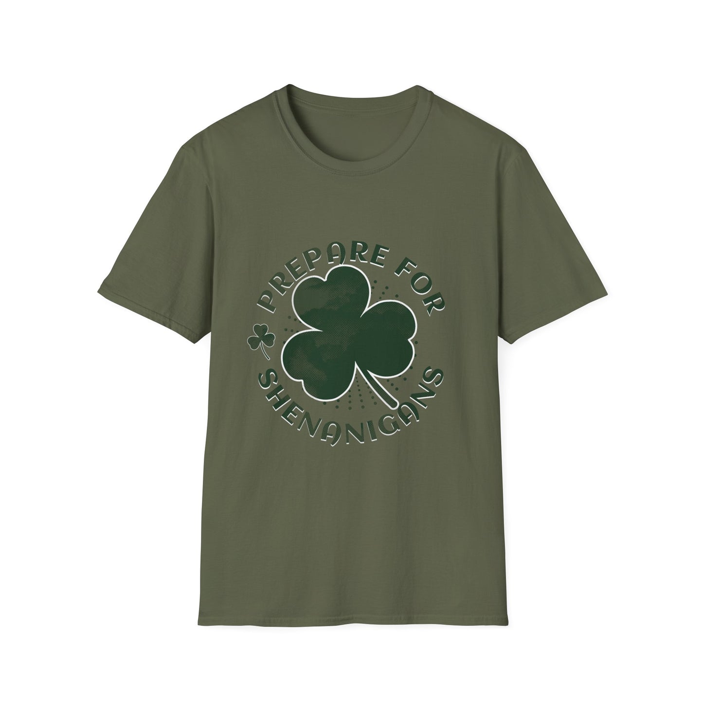 St. Patrick's Day 'Prepare for Shenanigans' T-Shirt - Unisex Softstyle Tee