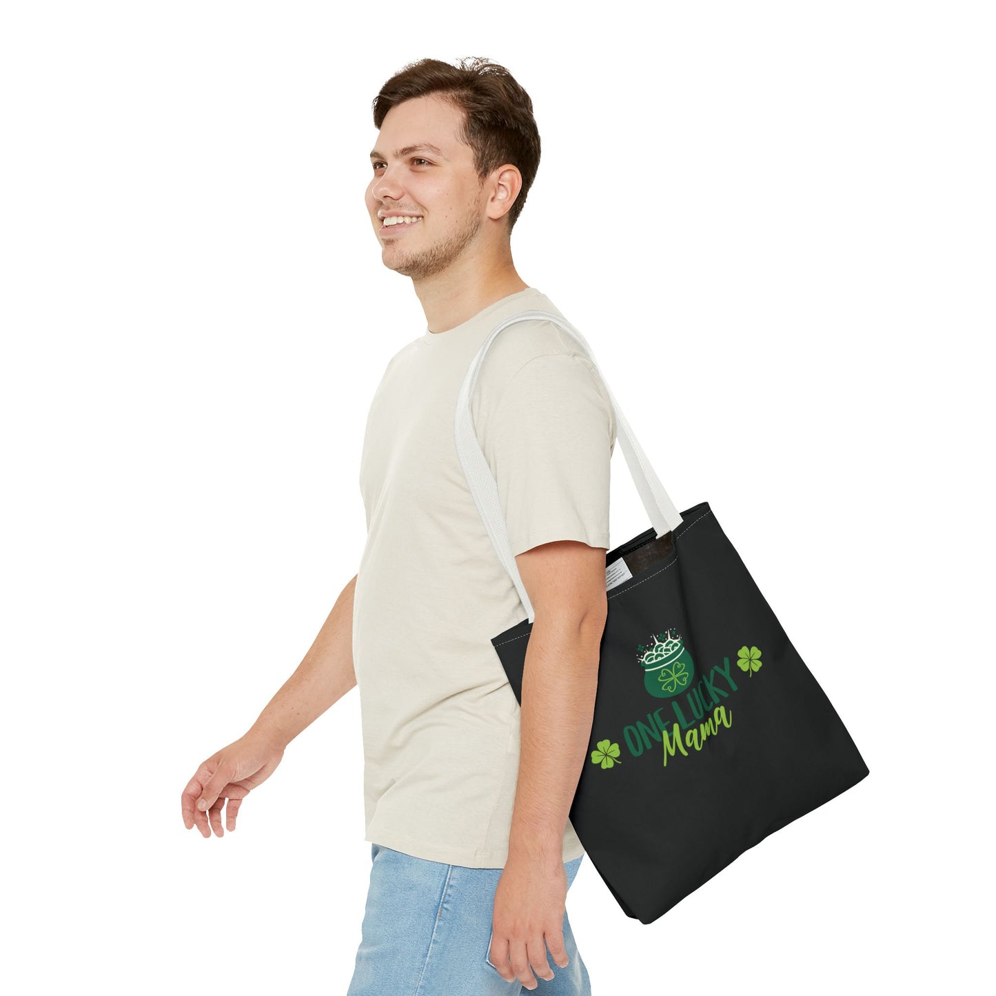 One Lucky Mama St. Patrick's Day Tote Bag - Fun & Festive Green Design
