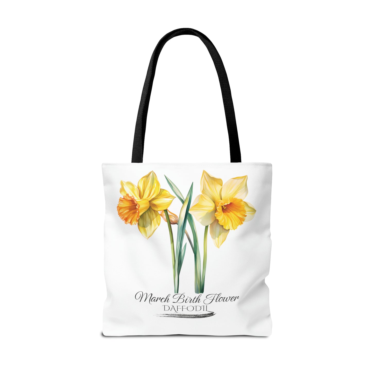 March Birth Flower: Daffodil - Tote Bag (AOP)