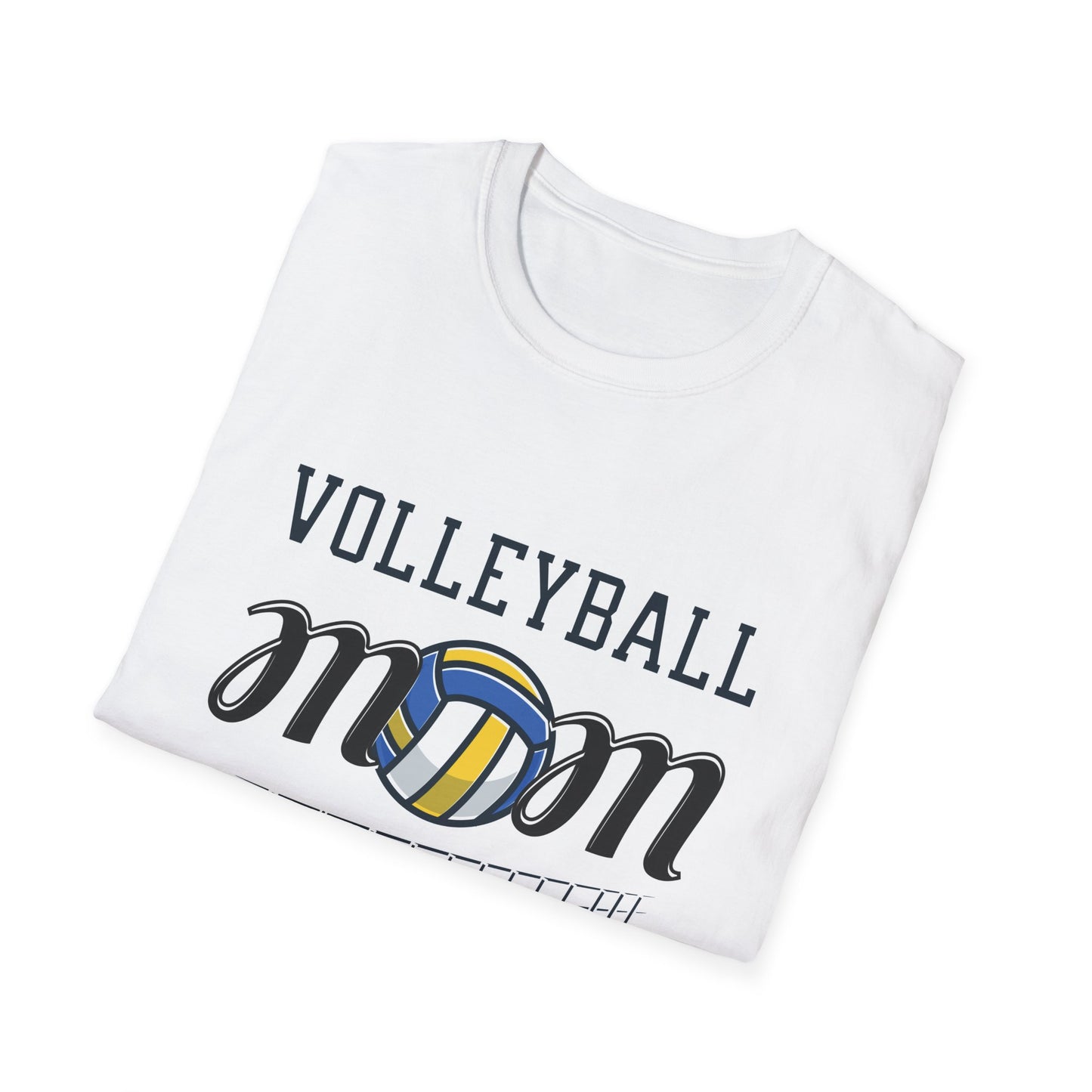 Volleyball Mom T-Shirt | Soft Unisex Tee for Sports Moms | Great for Gifts, Teamwear, Casual Outings, and Holidays