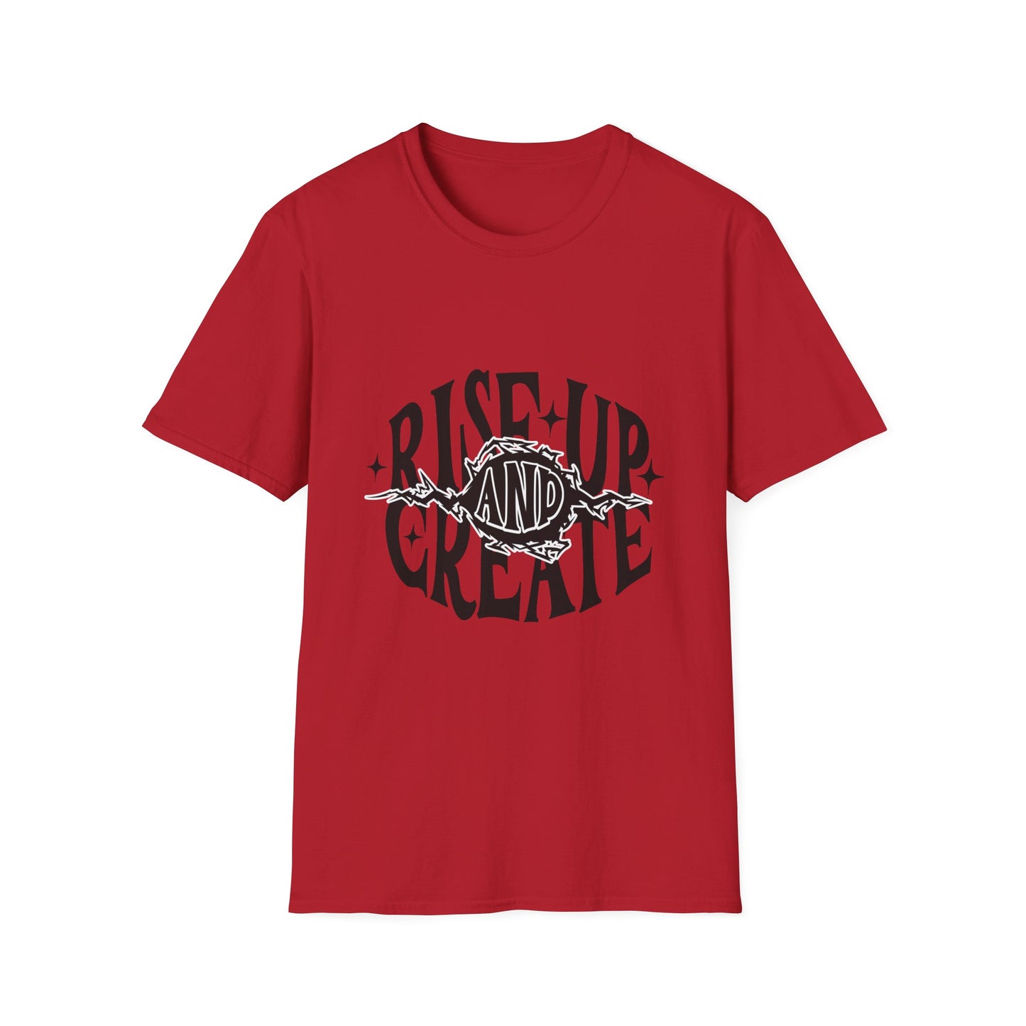 Rise Up And Create T-Shirt, Inspirational Tee, Motivational Shirt, Unisex Graphic Top, Artist Gift, Creative Apparel