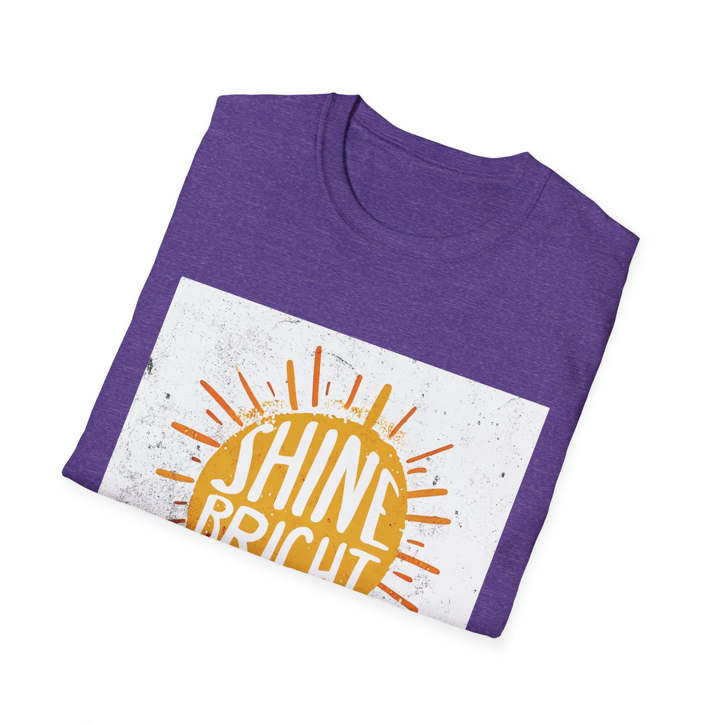 Shine Bright T-Shirt - Inspirational Tee, Positive Vibes Shirt, Motivational Clothing, Graphic Tee, Crewneck Top