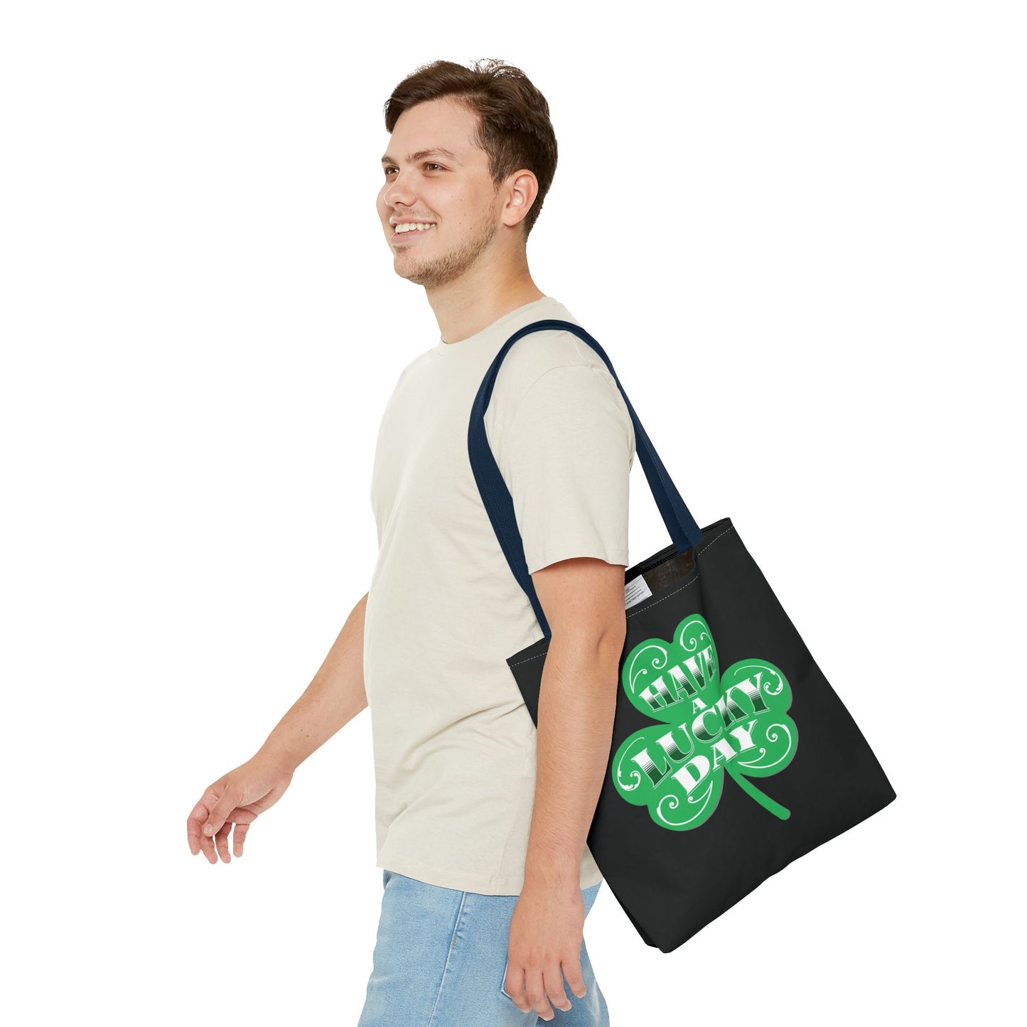 St. Patrick's Day Tote Bag | Lucky Clover Design, Reusable Shopping Bag, Eco-Friendly Gift, Holiday Accessory