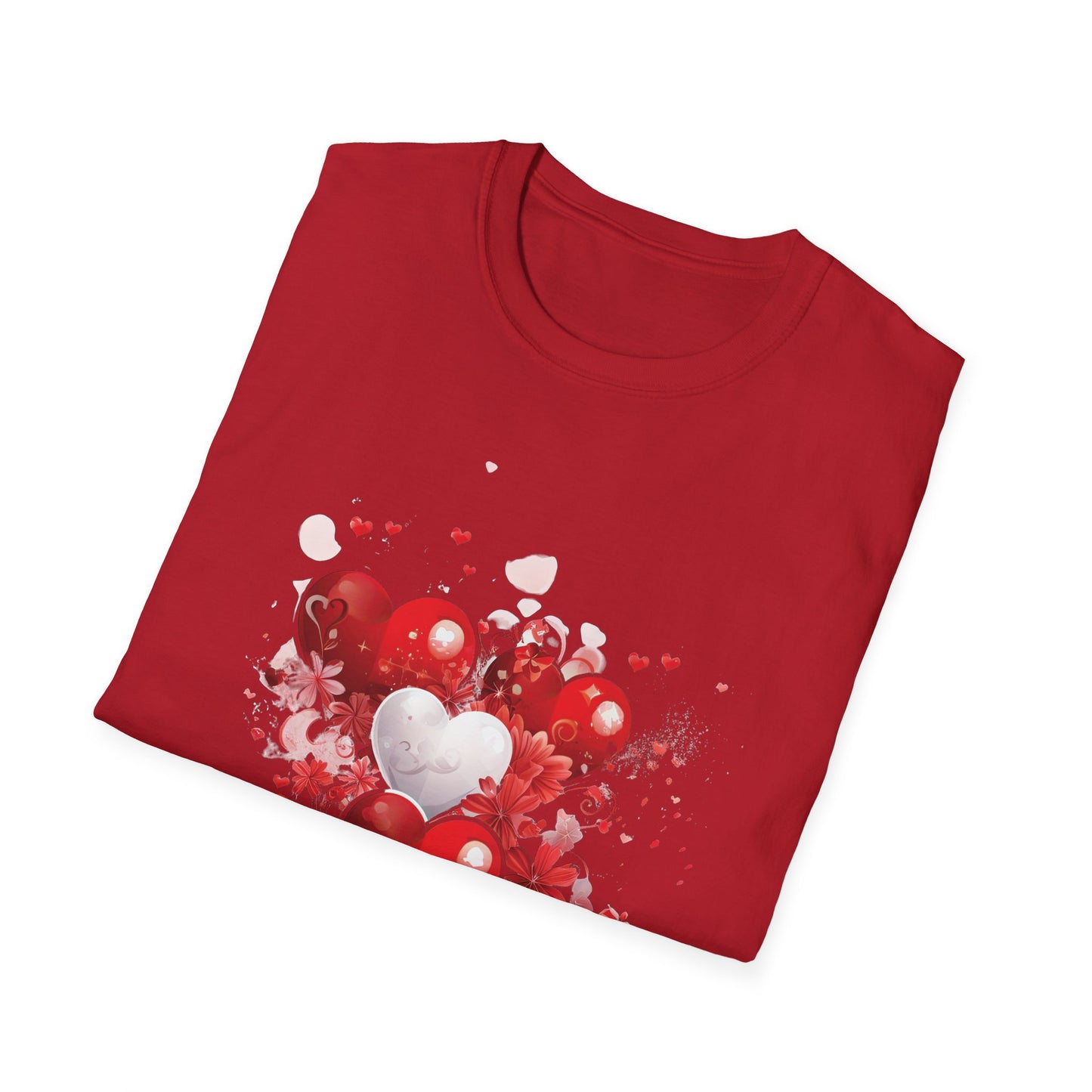 Valentine's Heart5: Unisex Soft style T-Shirt