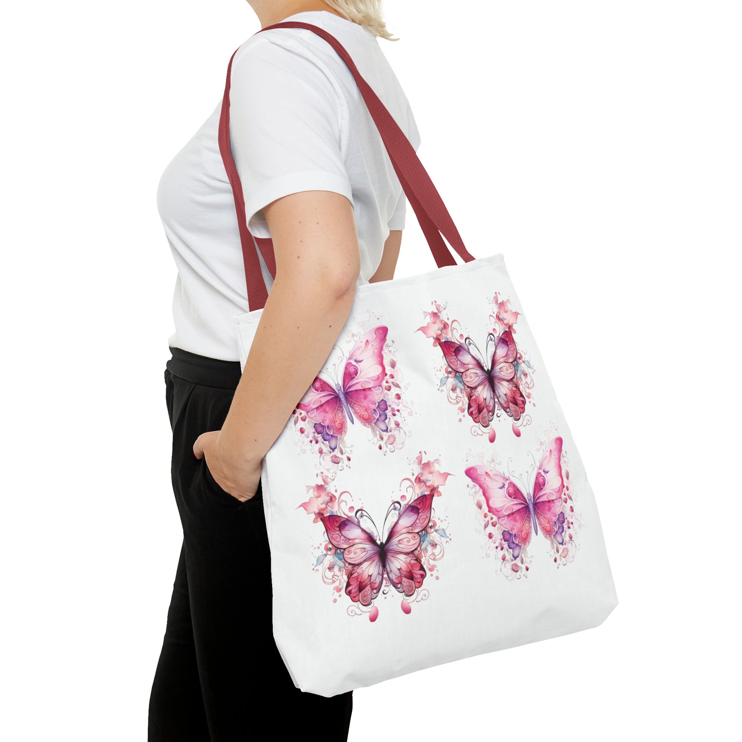 Pink Butterfly - Tote Bag (AOP)
