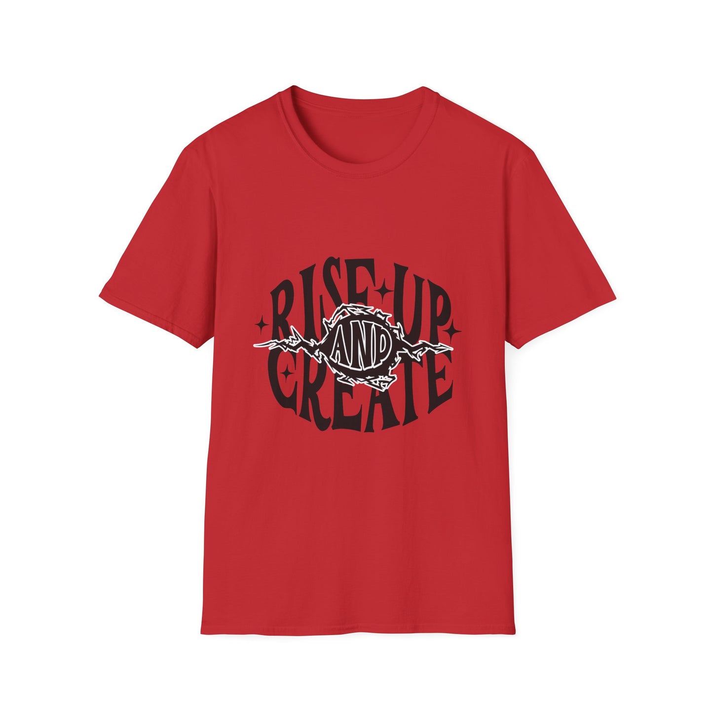 Rise Up And Create T-Shirt, Inspirational Tee, Motivational Shirt, Unisex Graphic Top, Artist Gift, Creative Apparel