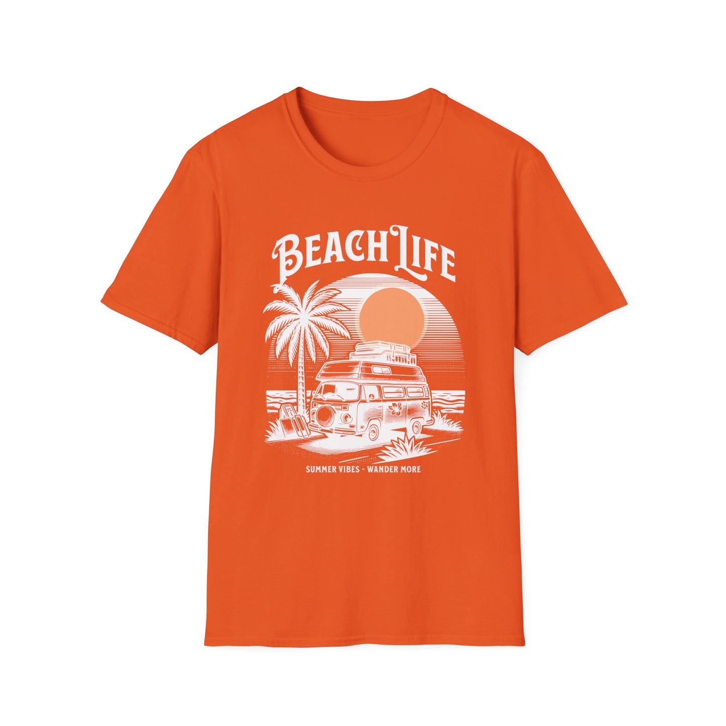 Beach Life T-shirt - Unisex Softstyle T-Shirt