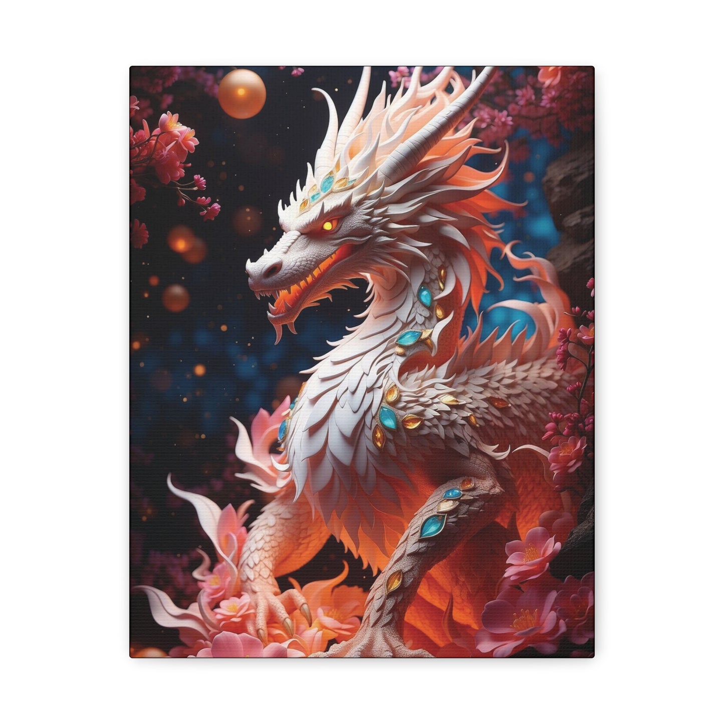 The Protector Dragon: Canvas Gallery Wraps