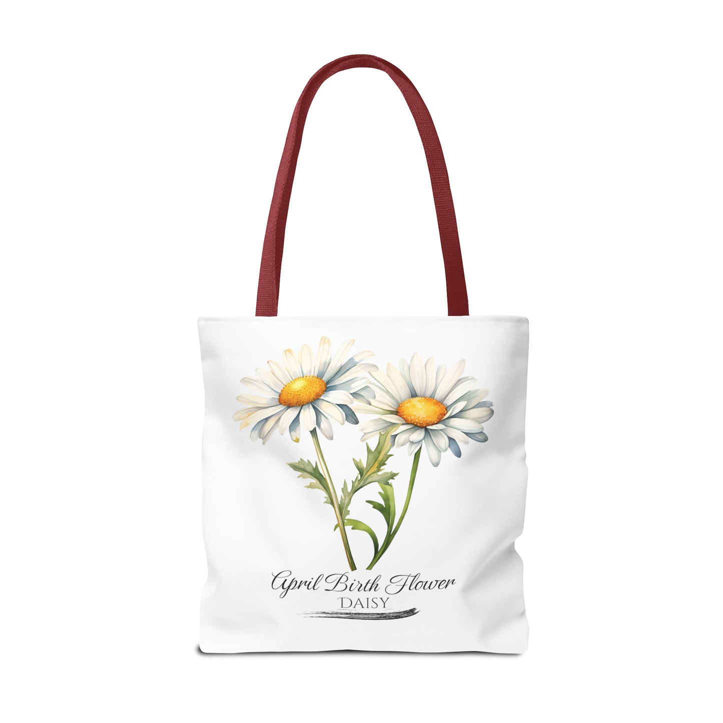 April Birth Flower: Daisy - Tote Bag (AOP)