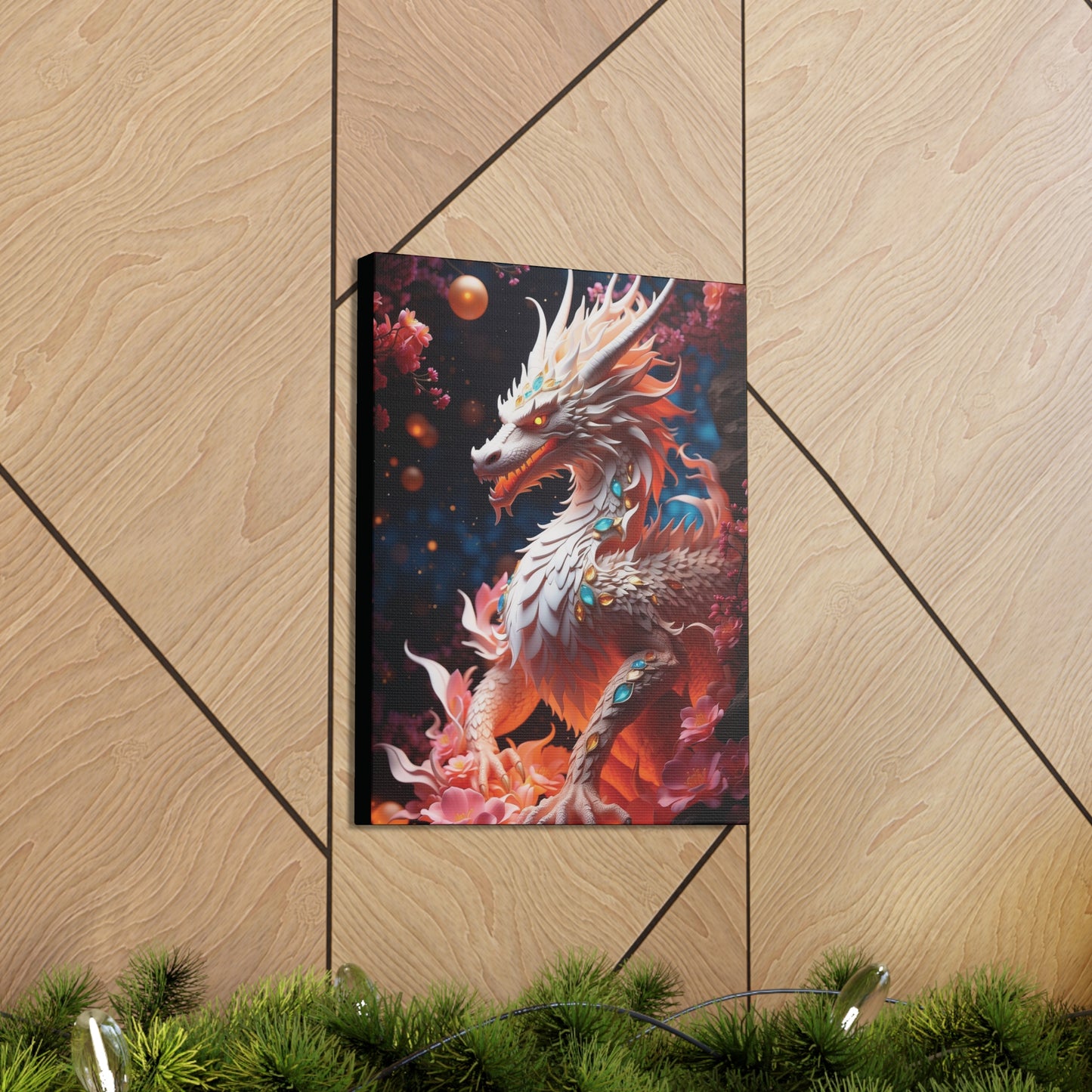 The Protector Dragon: Canvas Gallery Wraps