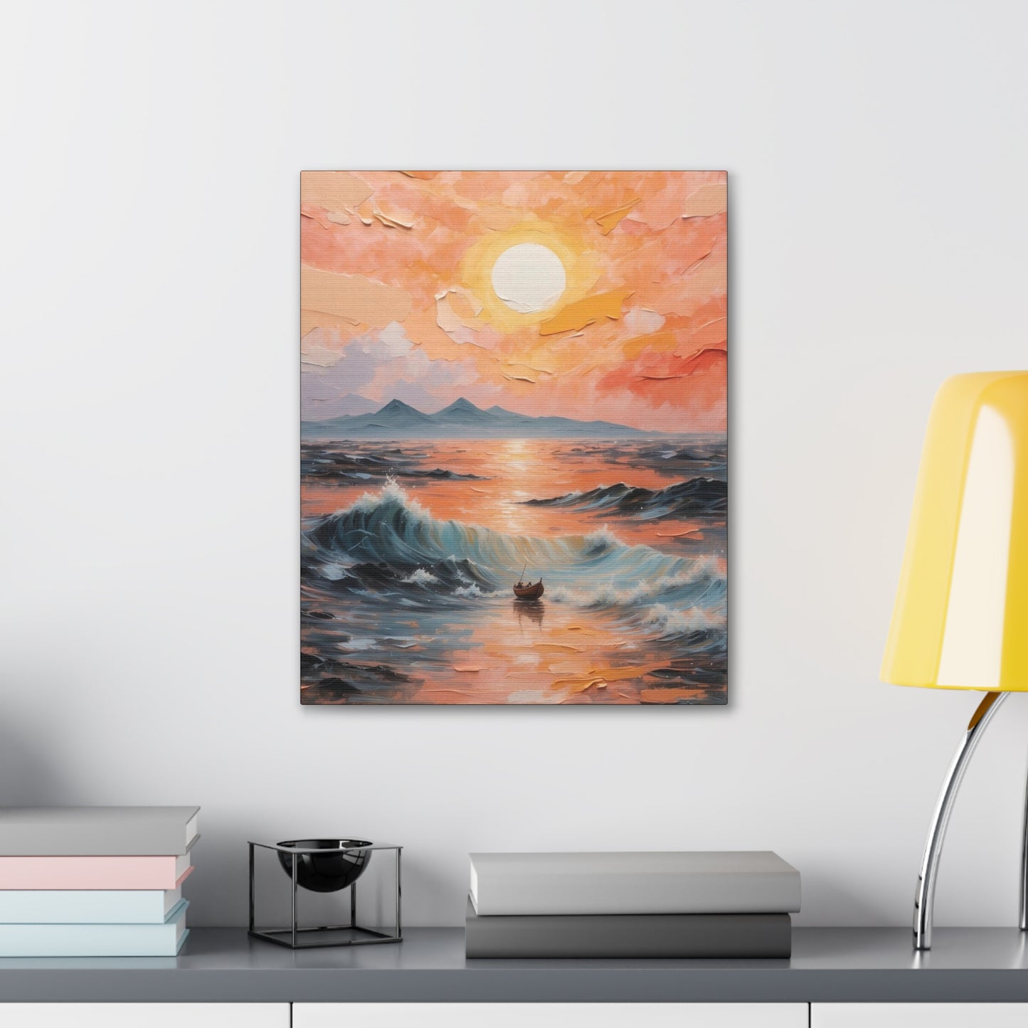 The Lost Boat: Canvas Gallery Wraps