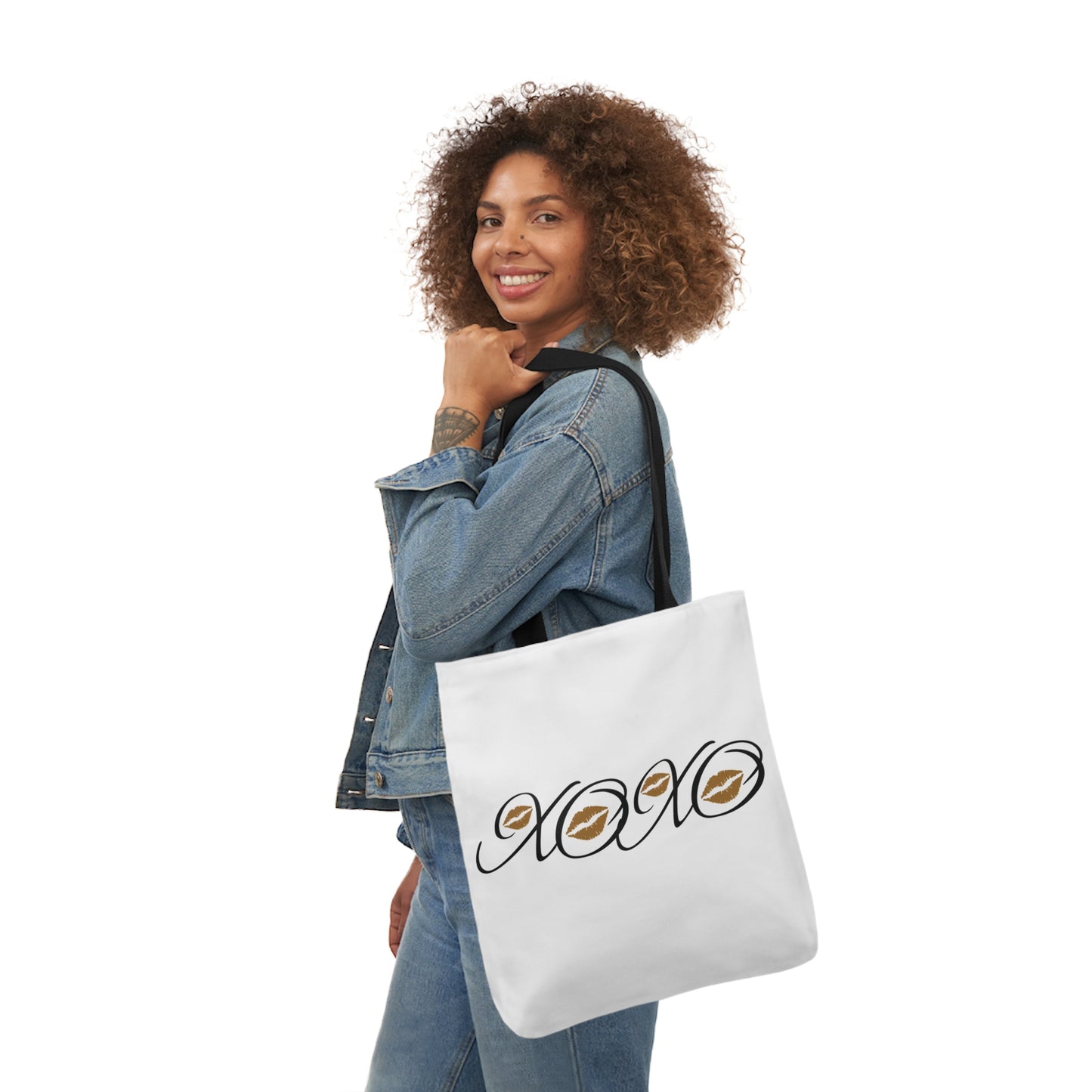 Canvas Tote Bag - XOXO Kissing Lips