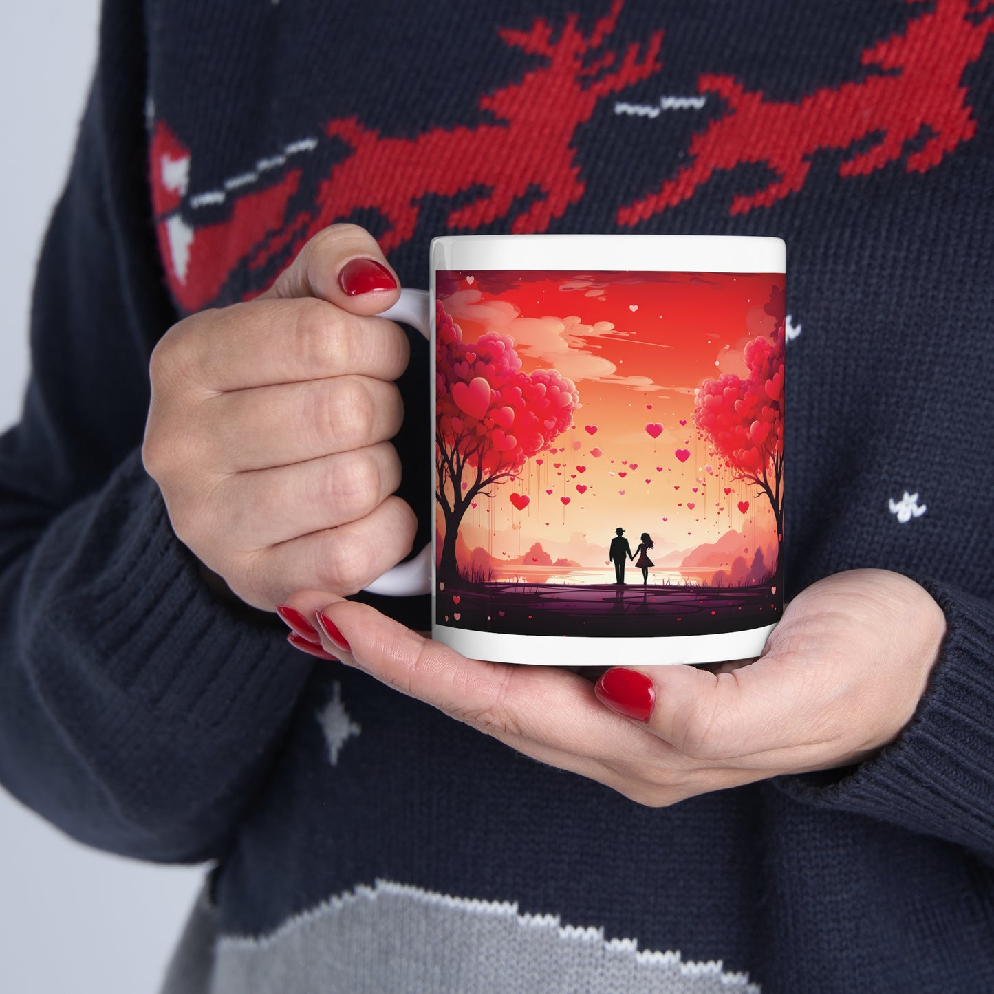 Valentine's Forever Love: Ceramic Mug 11oz