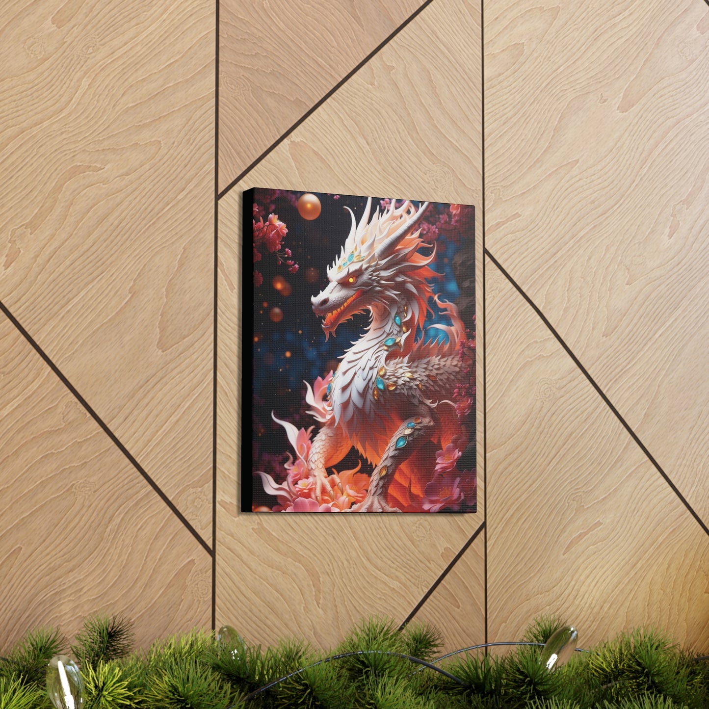 The Protector Dragon: Canvas Gallery Wraps