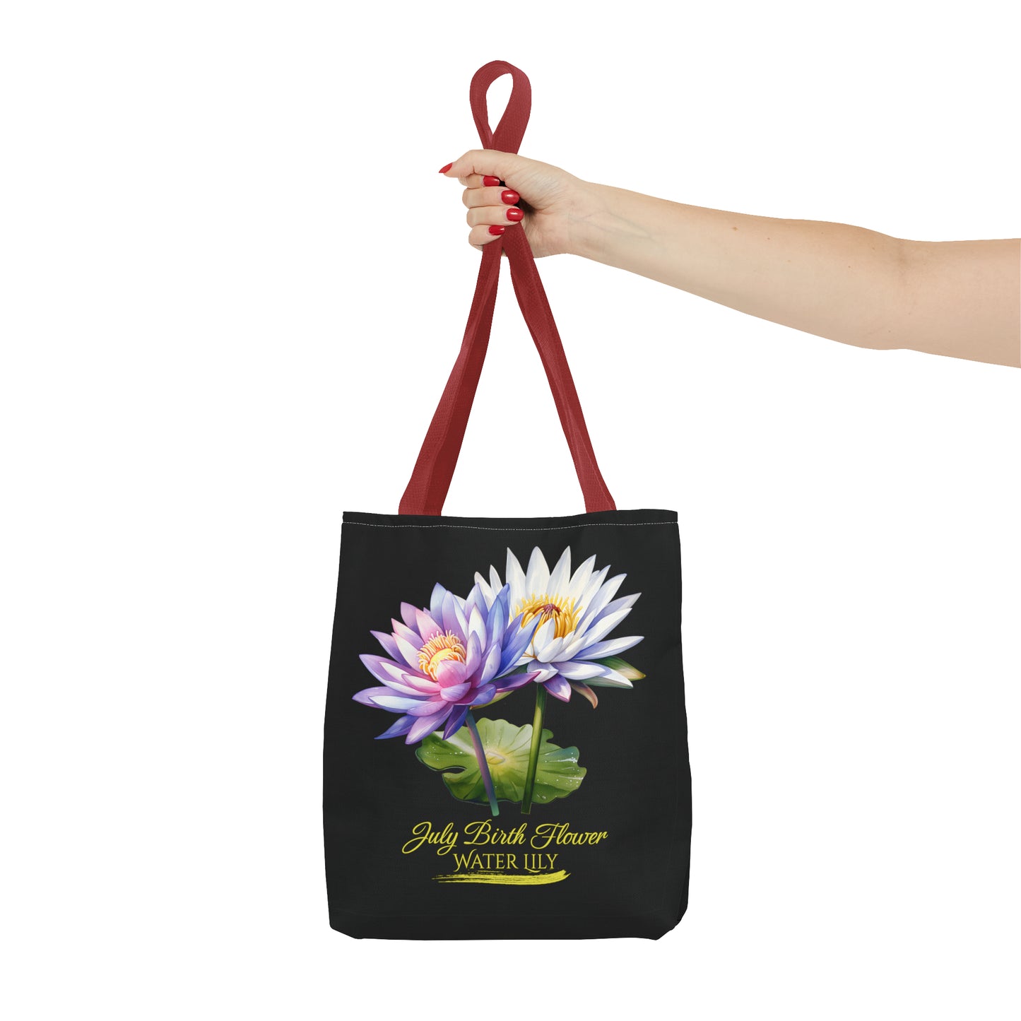July Birth Flower: Water Lily - Tote Bag (AOP)