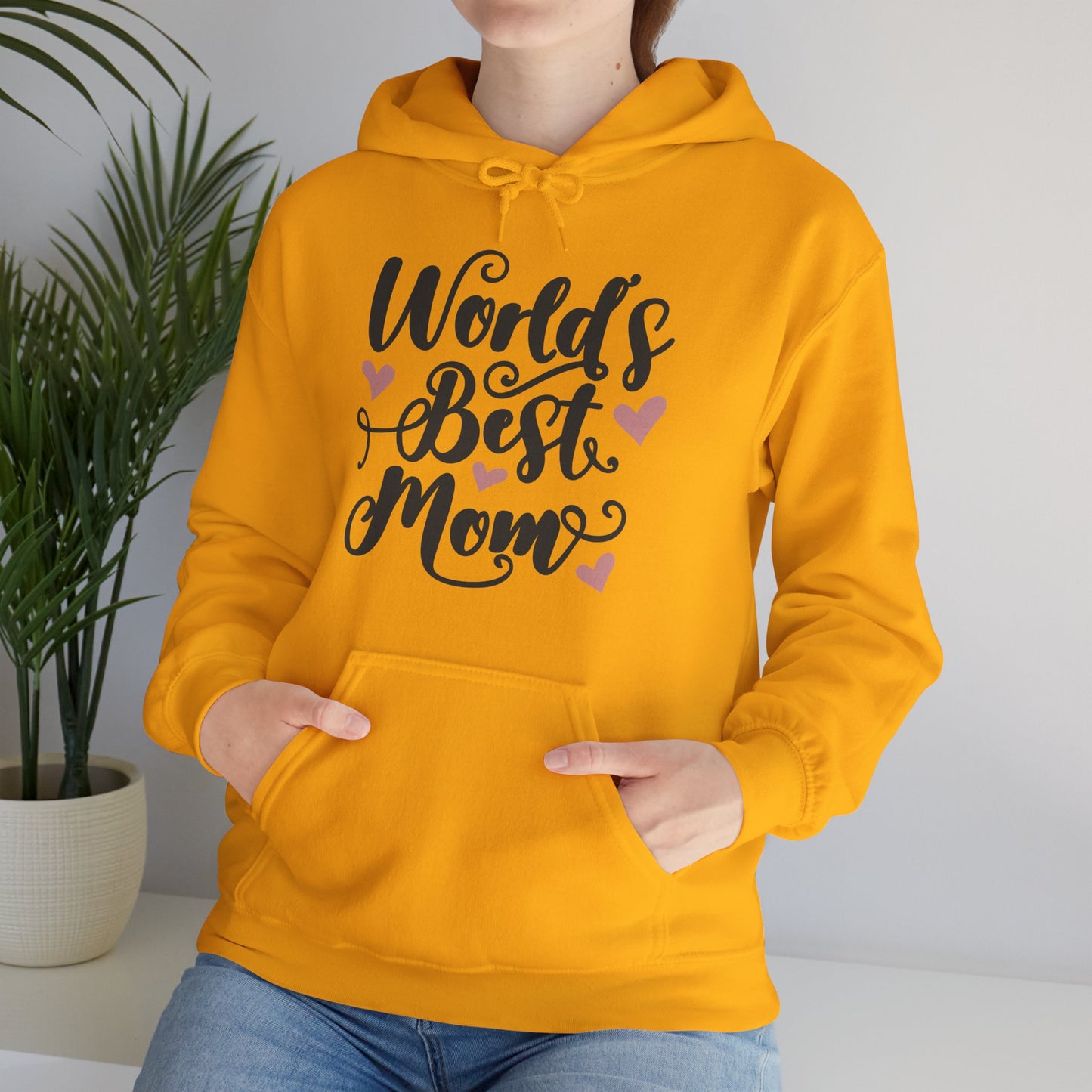 Worl Best Mom - Unisex Heavy Blend™ Hooded Sweatshirt
