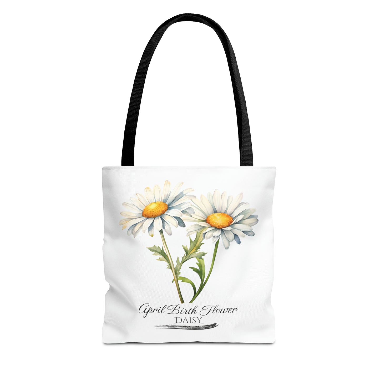 April Birth Flower: Daisy - Tote Bag (AOP)