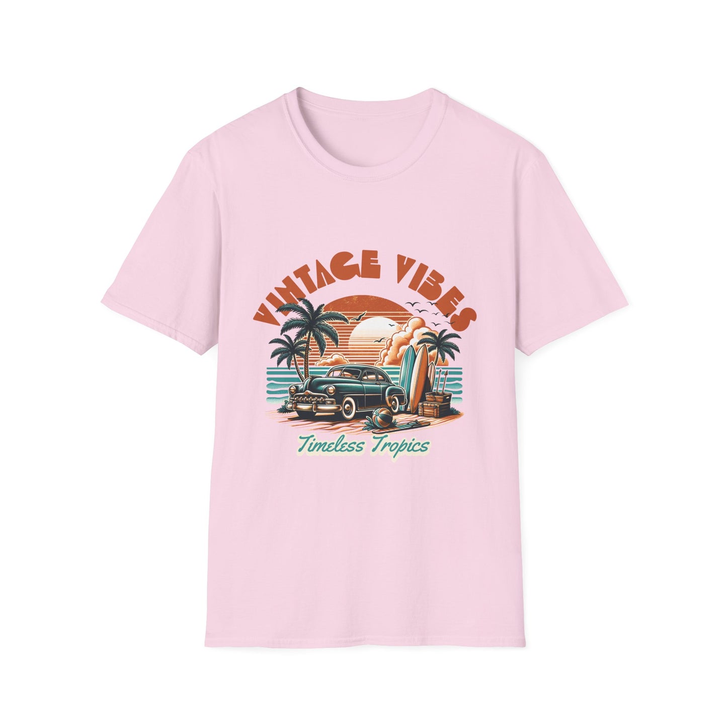 Vintage Vibe T-Shirt - Unisex Softstyle