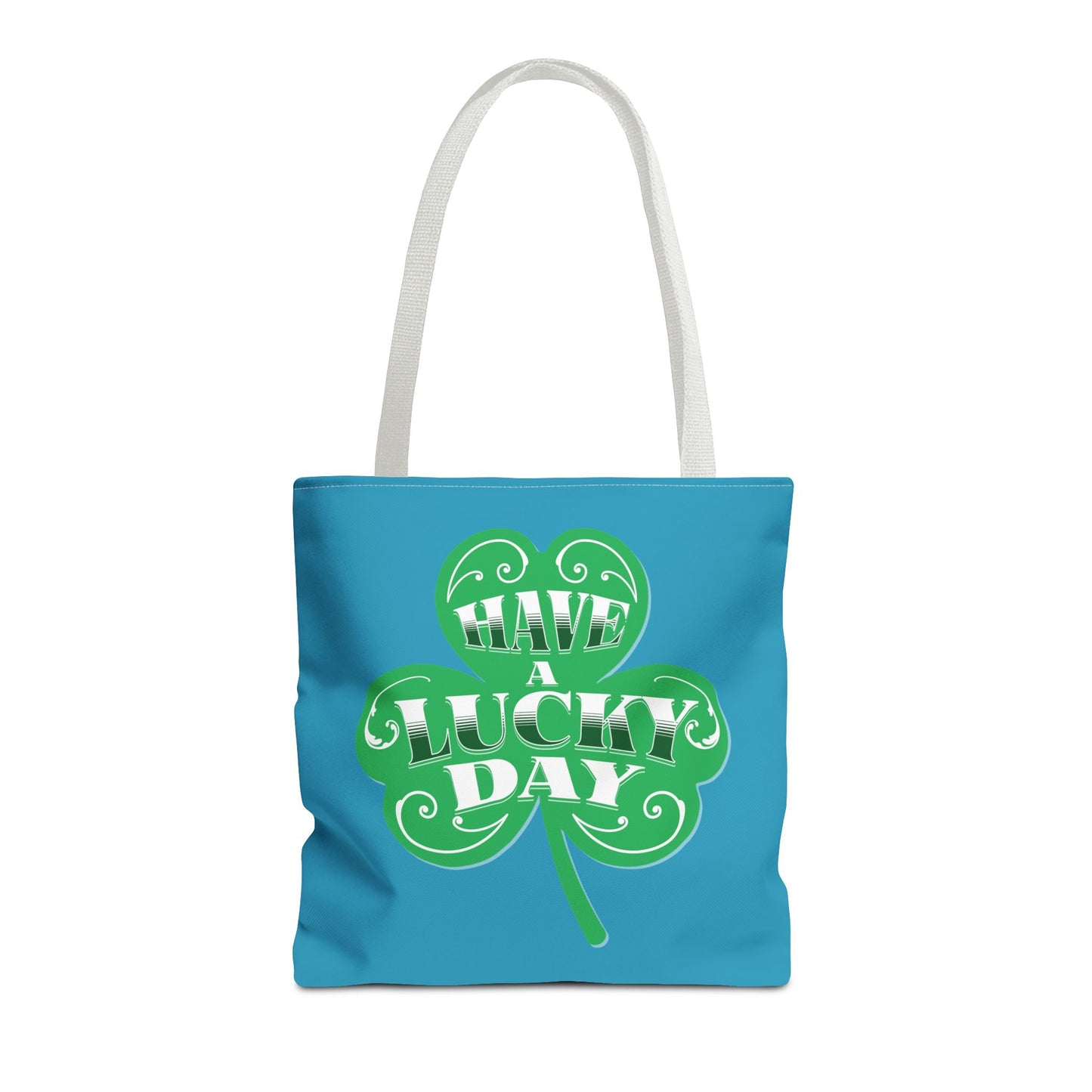 Lucky Day Tote Bag - St. Patrick's Day Gift, Shamrock Design, Eco-Friendly Bag, Fun Everyday Tote, Perfect for Luck!