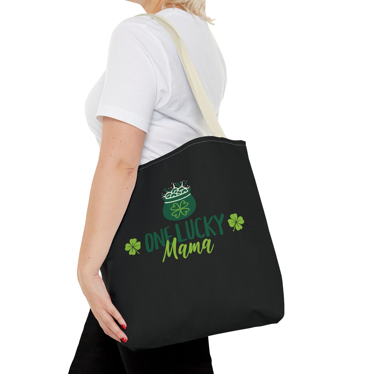 One Lucky Mama St. Patrick's Day Tote Bag - Fun & Festive Green Design