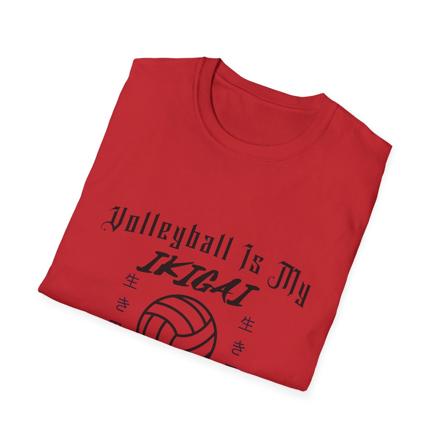 Volleyball Is My IKIGAI: Unisex Soft Style T-Shirt