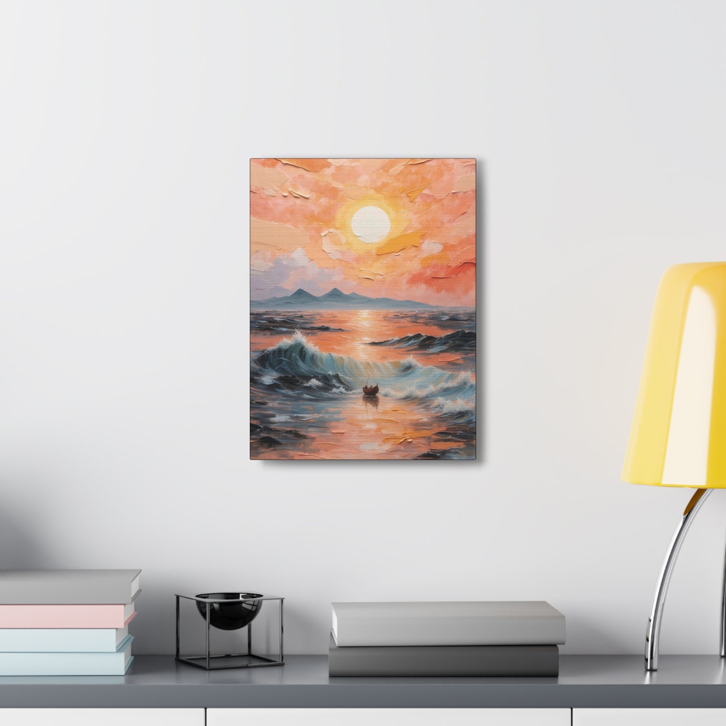 The Lost Boat: Canvas Gallery Wraps