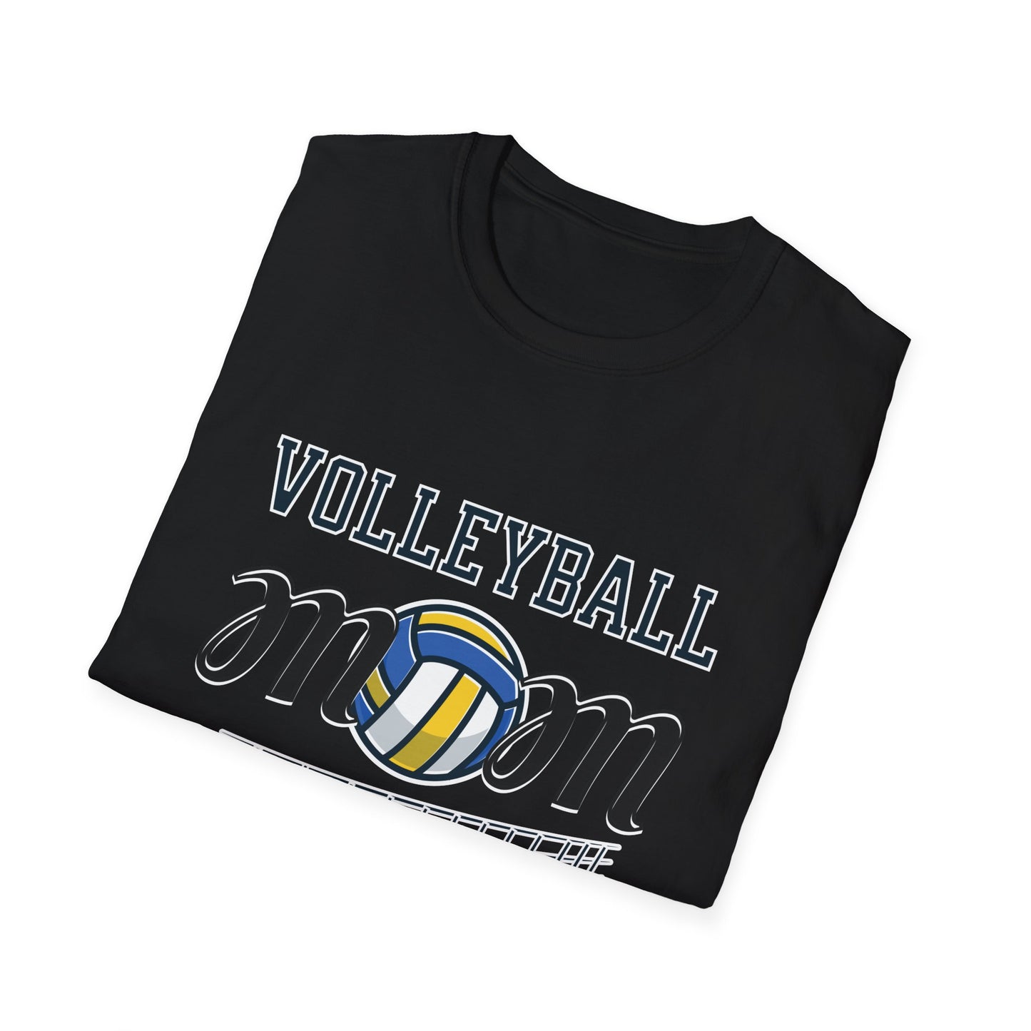 Volleyball Mom T-Shirt | Soft Unisex Tee for Sports Moms | Great for Gifts, Teamwear, Casual Outings, and Holidays