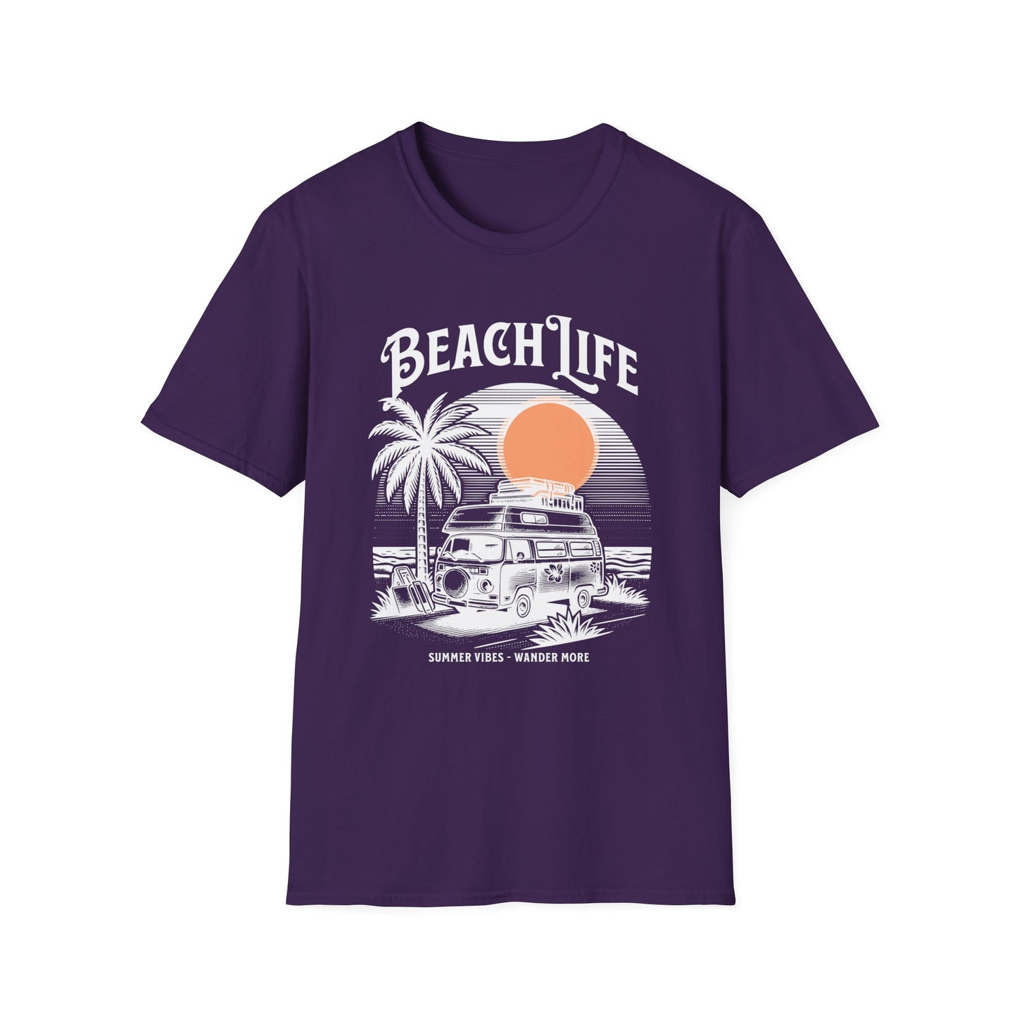Beach Life T-shirt - Unisex Softstyle T-Shirt