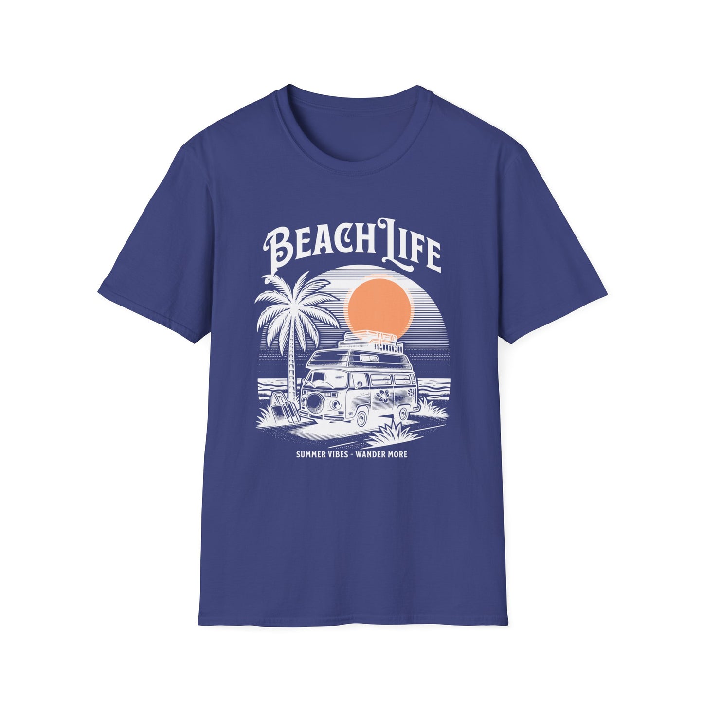 Beach Life T-shirt - Unisex Softstyle T-Shirt