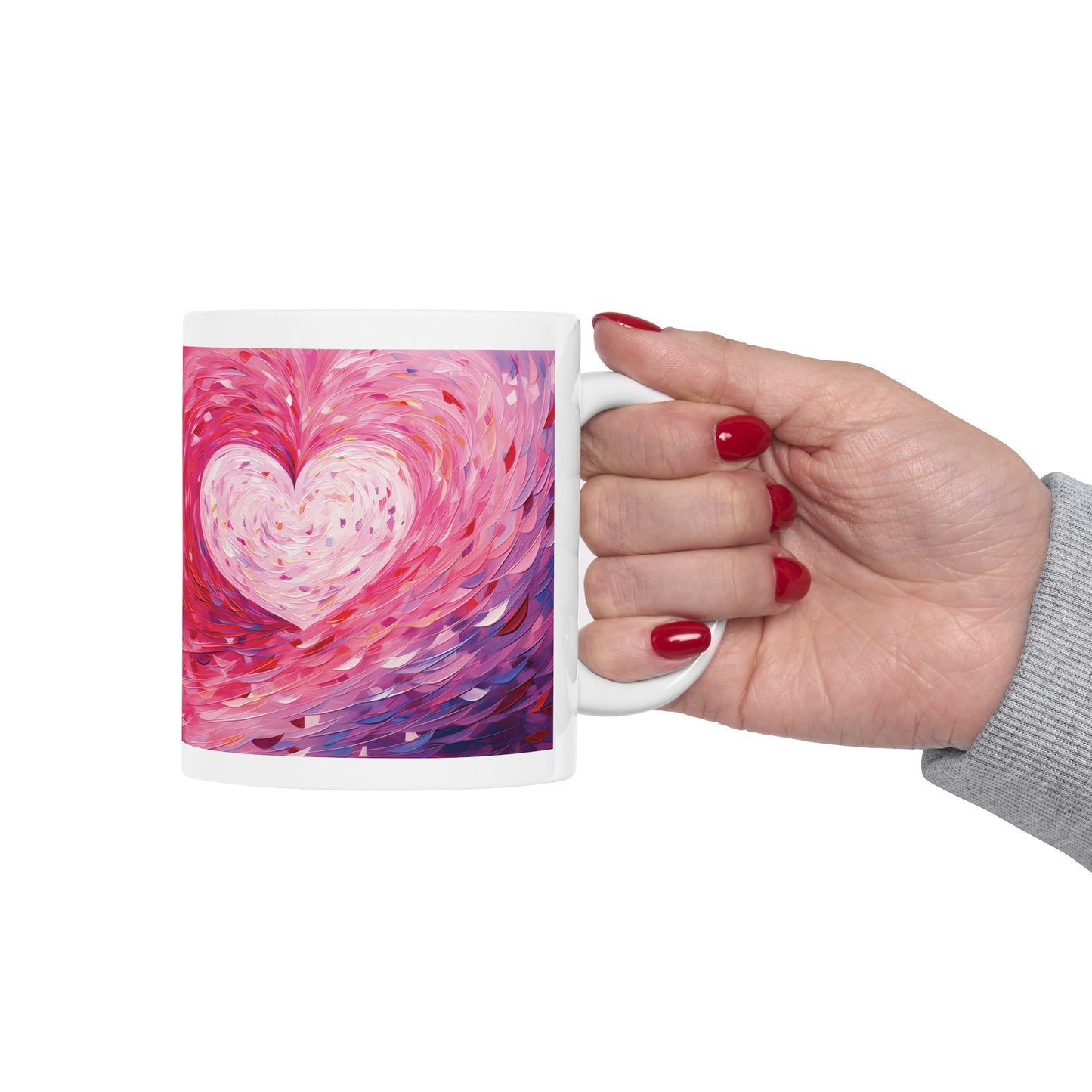 Valentine's Heart: Ceramic Mug 11oz