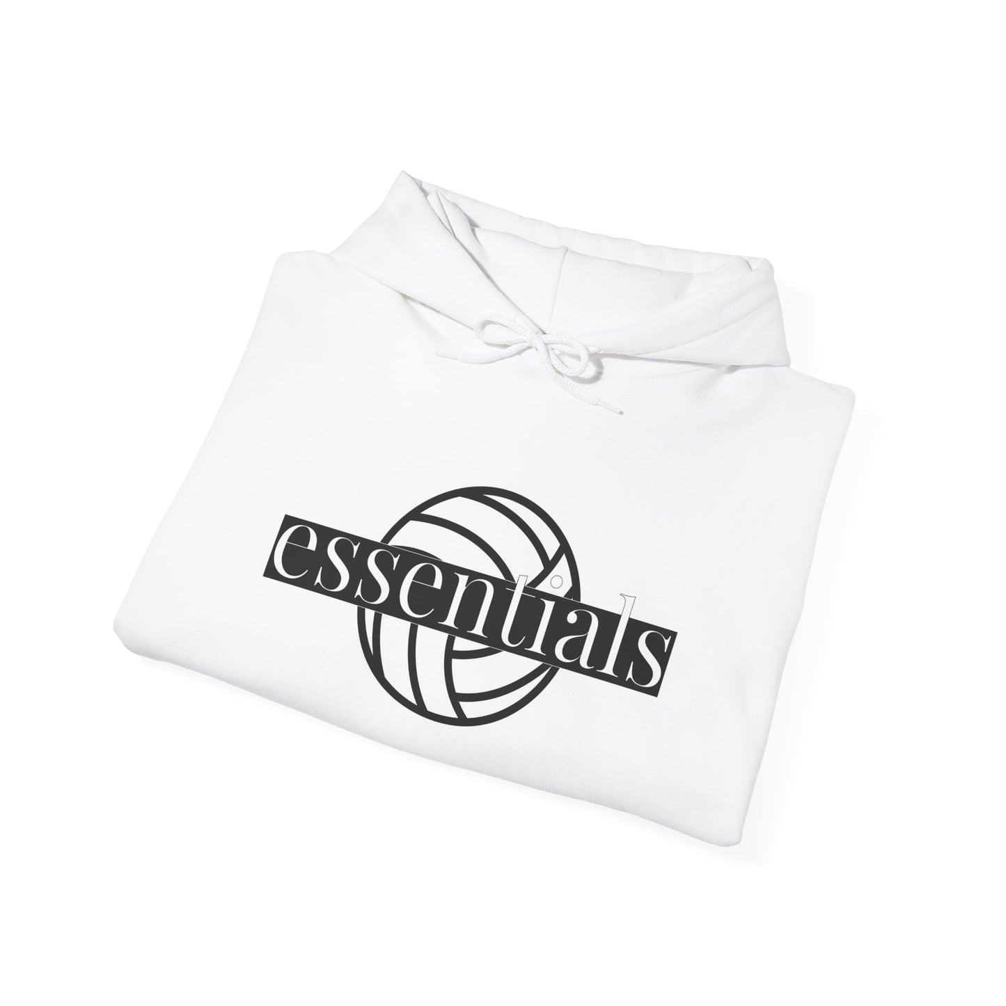 Volleyball Essentials Hoodie, Unisex Sweatshirt for Players, Casual Wear, Sports Apparel, Gift for Volleyball Lovers, Comfortable Warmth