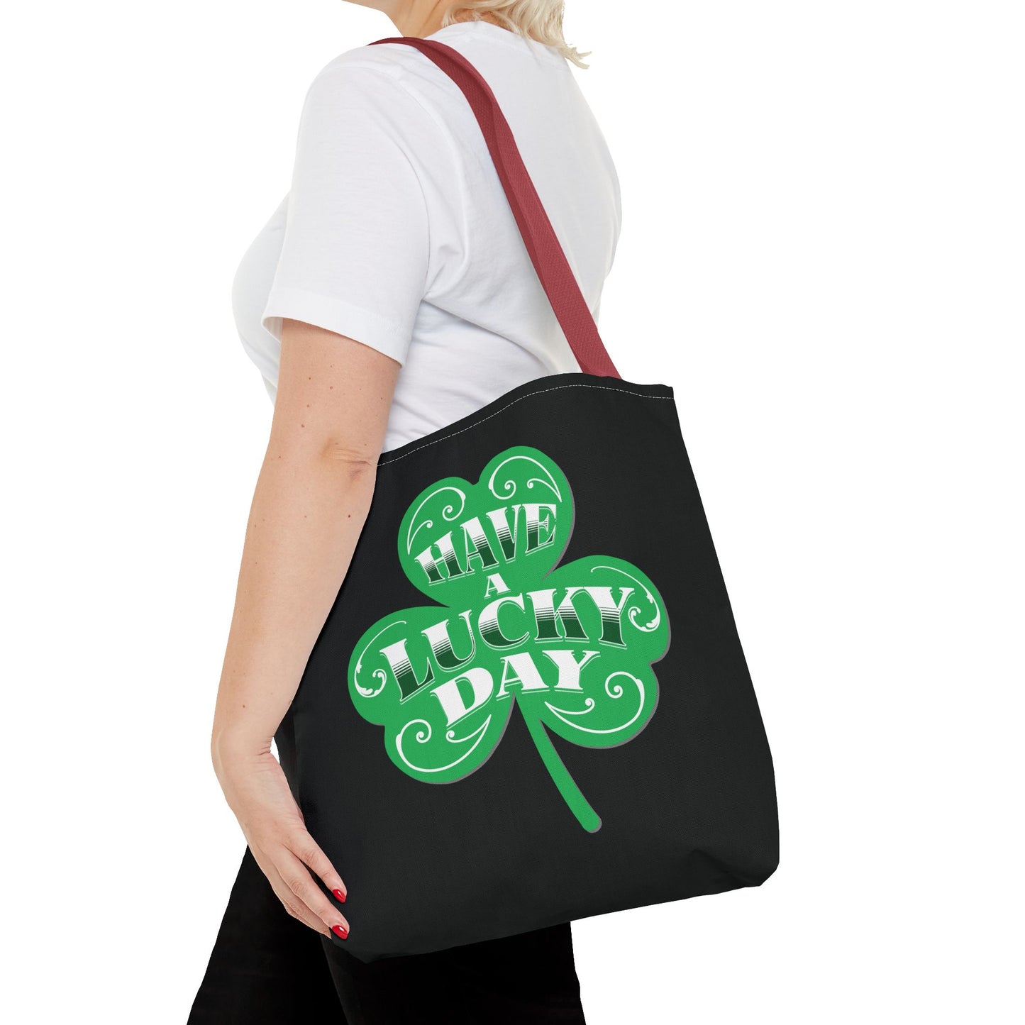St. Patrick's Day Tote Bag | Lucky Clover Design, Reusable Shopping Bag, Eco-Friendly Gift, Holiday Accessory