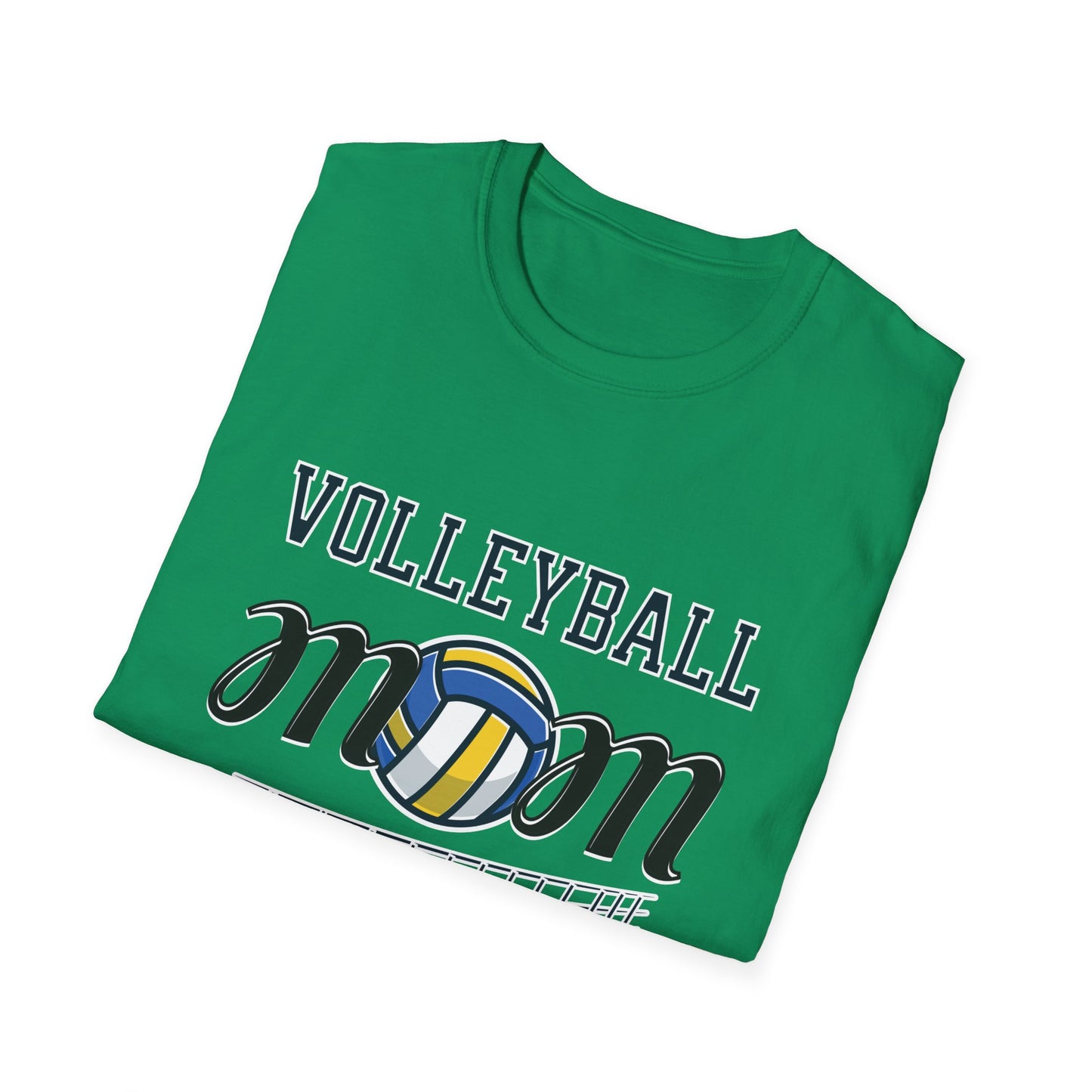 Volleyball Mom T-Shirt | Soft Unisex Tee for Sports Moms | Great for Gifts, Teamwear, Casual Outings, and Holidays