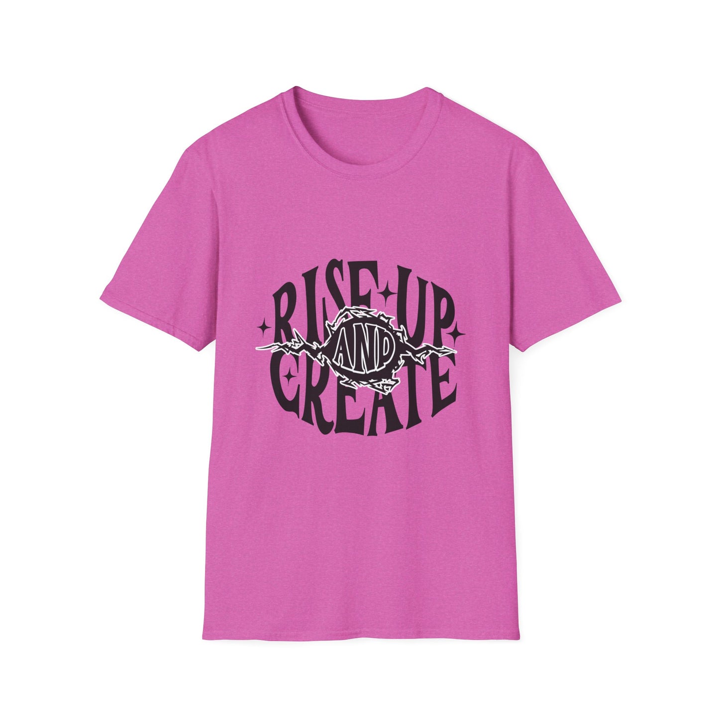 Rise Up And Create T-Shirt, Inspirational Tee, Motivational Shirt, Unisex Graphic Top, Artist Gift, Creative Apparel