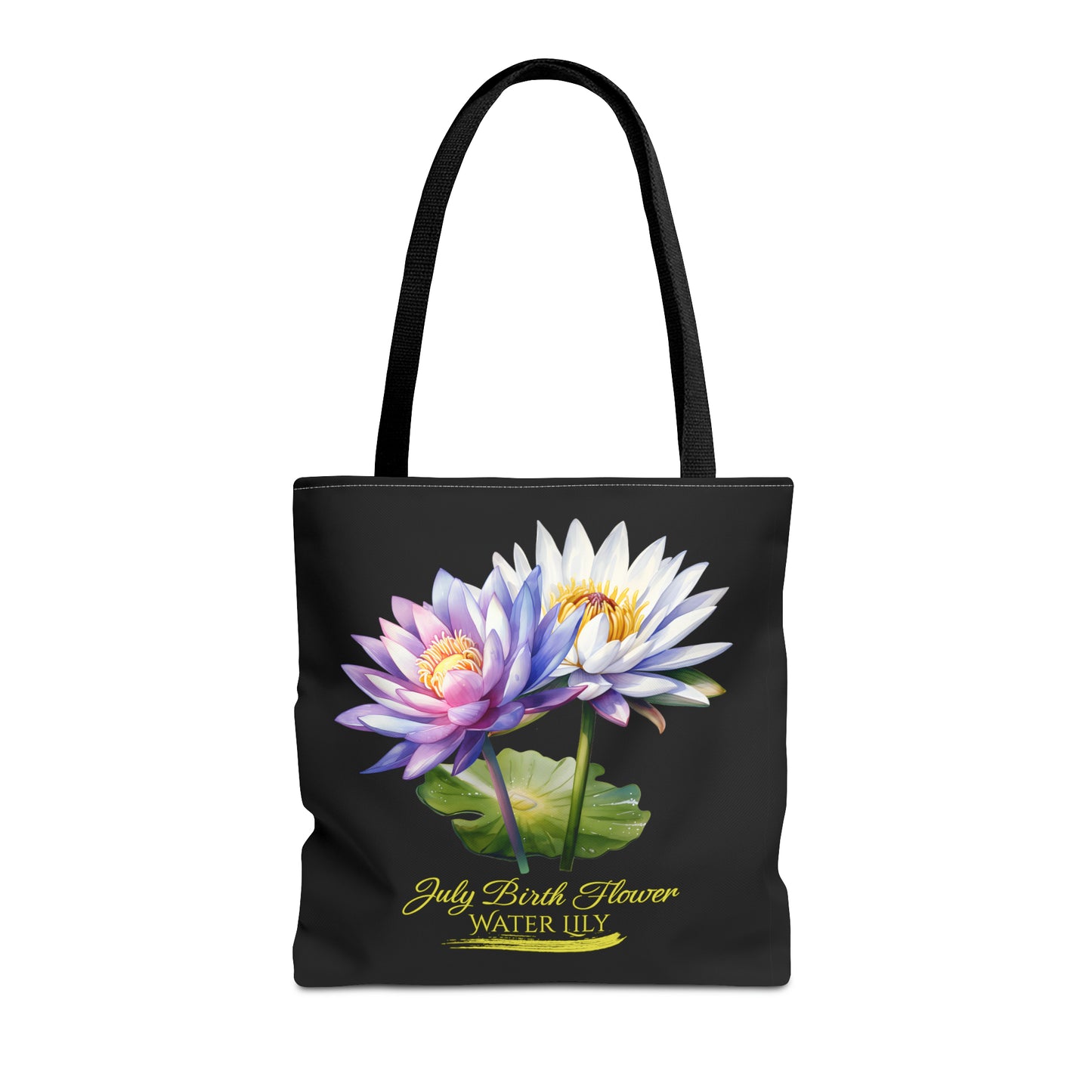 July Birth Flower: Water Lily - Tote Bag (AOP)