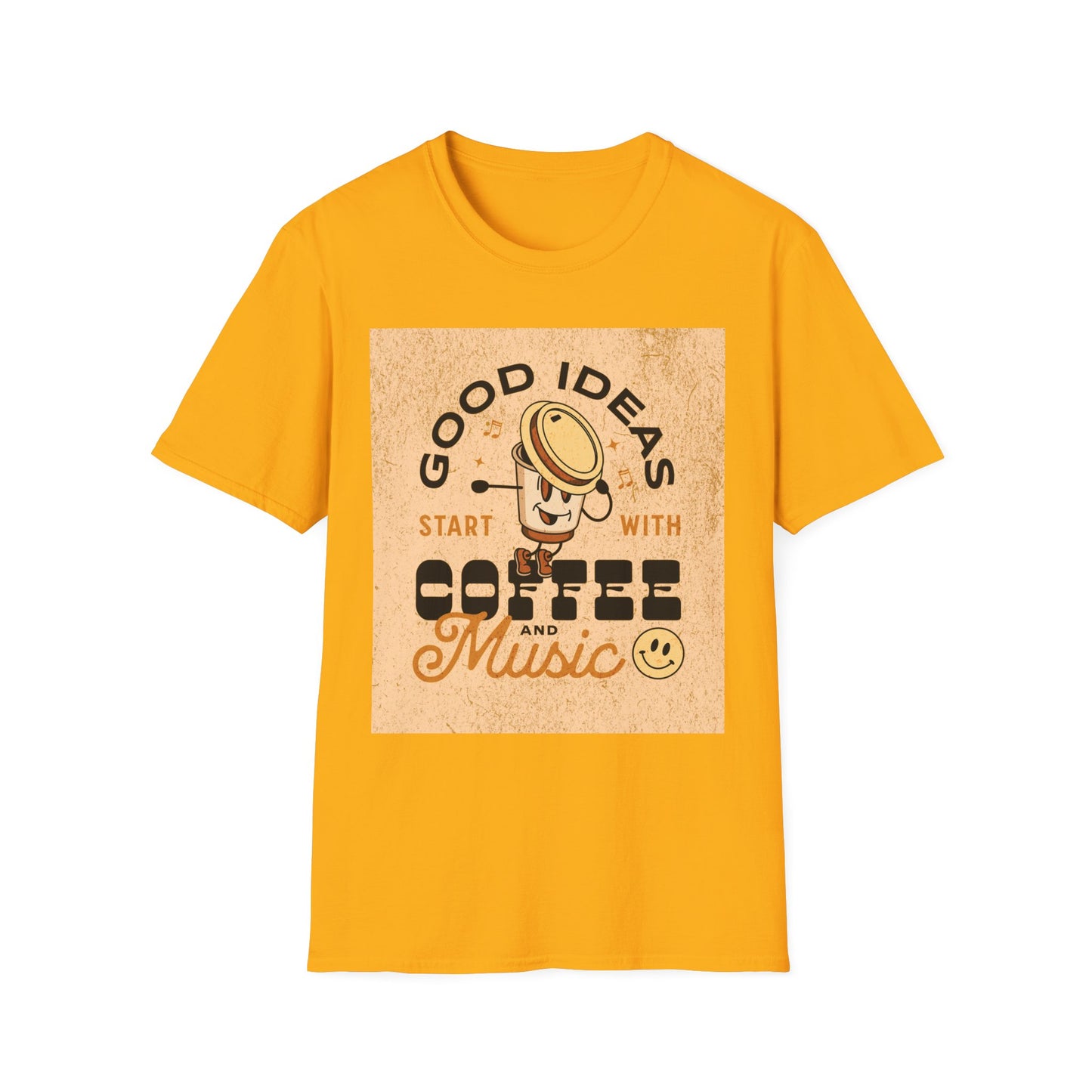 Coffee & Music Unisex T-Shirt
